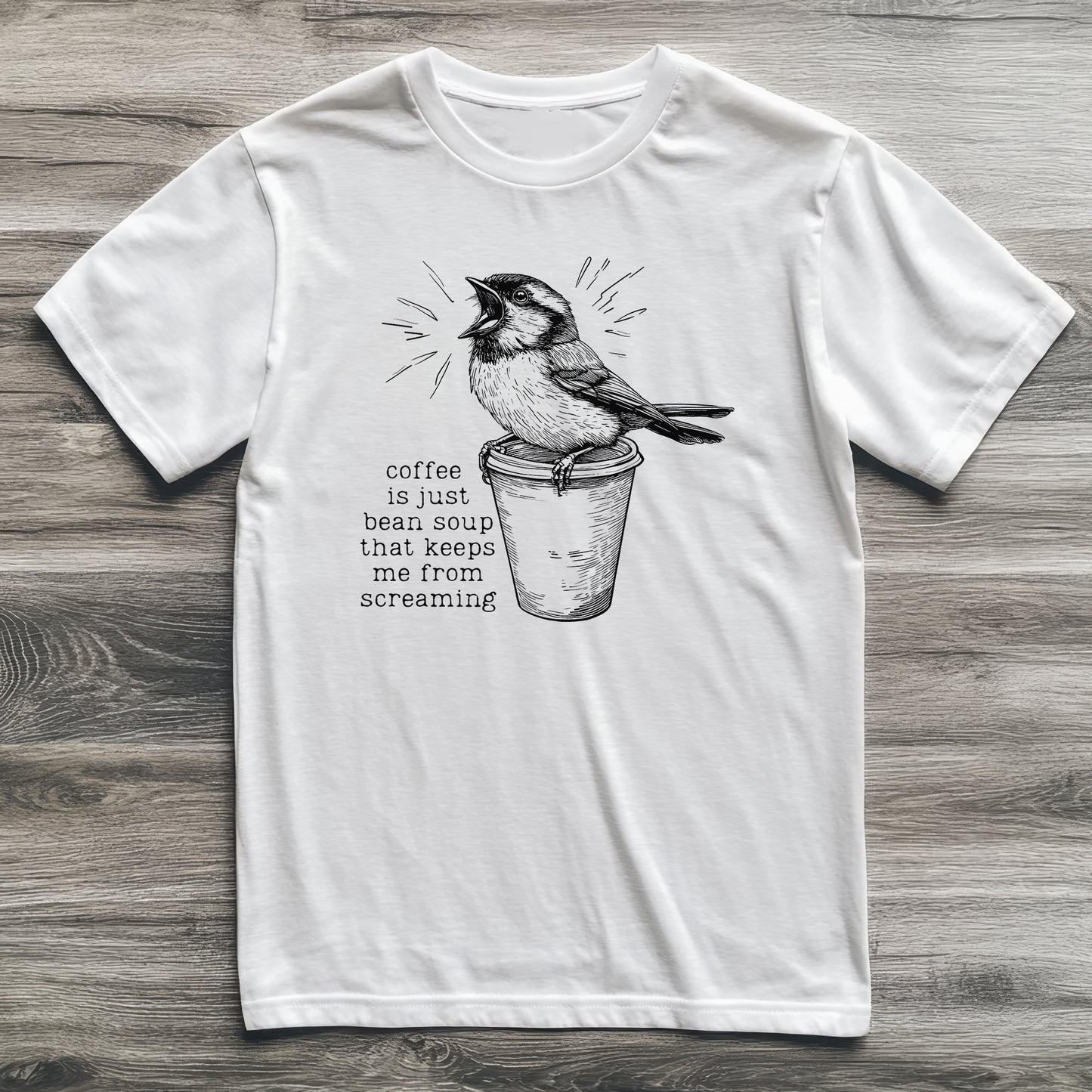 Coffee Bird T-Shirt