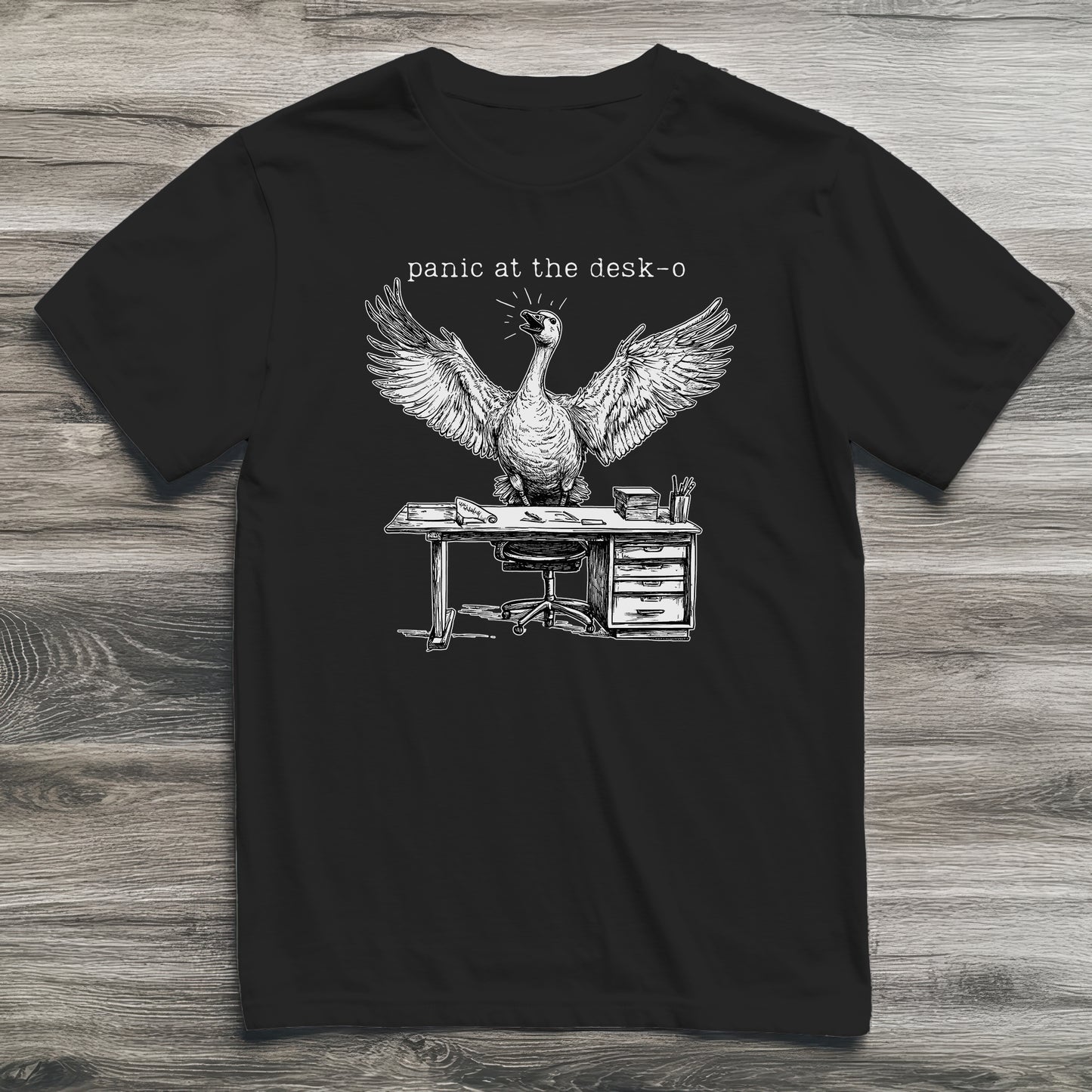 Panic At the Desk-o Goose T-Shirt