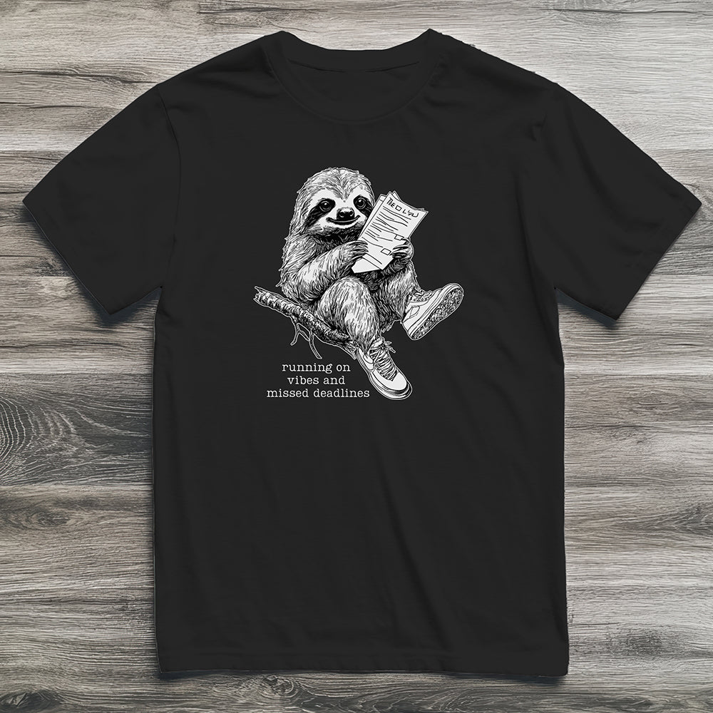Missed Deadlines Sloth T-Shirt