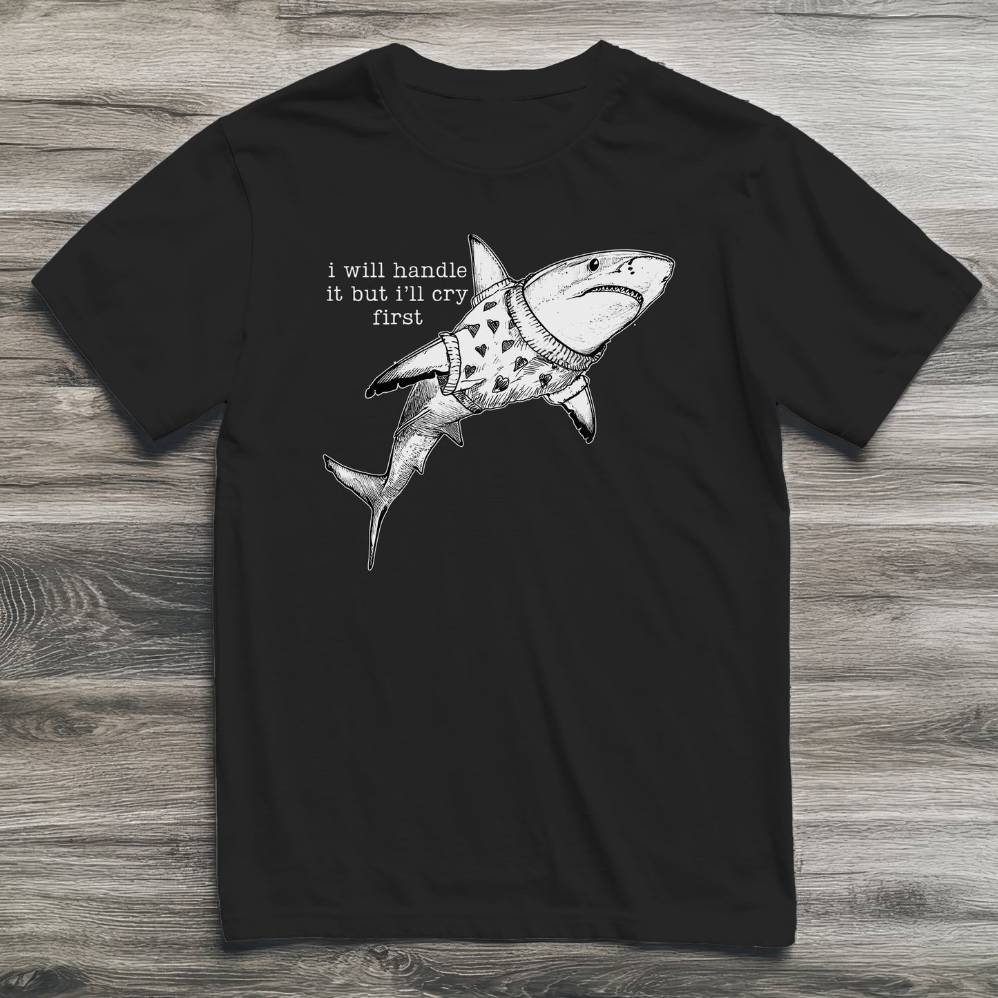 Cry First Shark T-Shirt