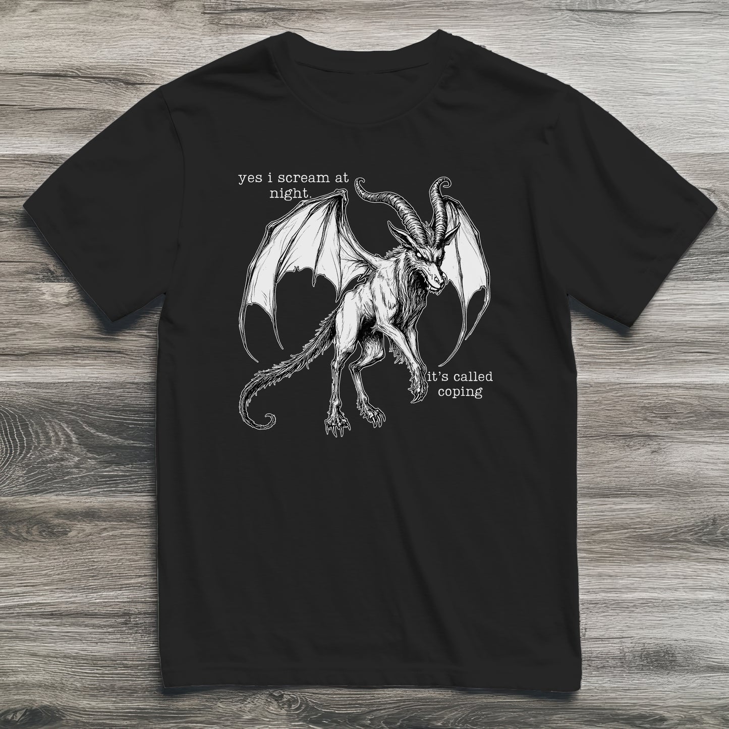 Jersey Devil It's Called Coping Cryptid T-Shirt
