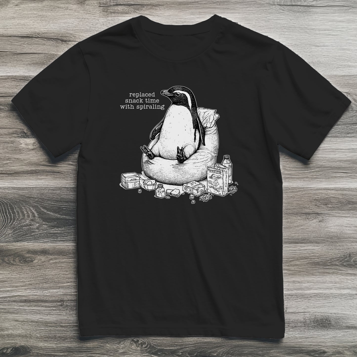 Snack Time Penguin T-Shirt