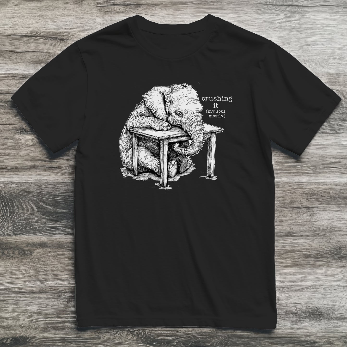Crushing It Elephant T-Shirt
