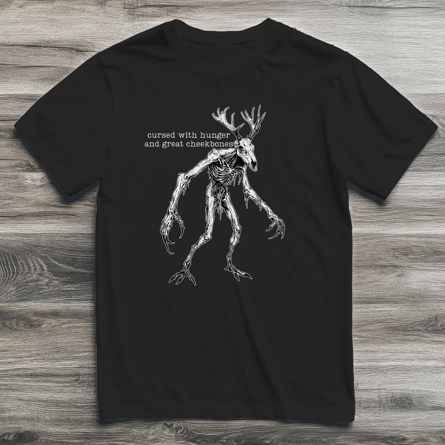 Wendigo Great Cheekbones Cryptid T-Shirt