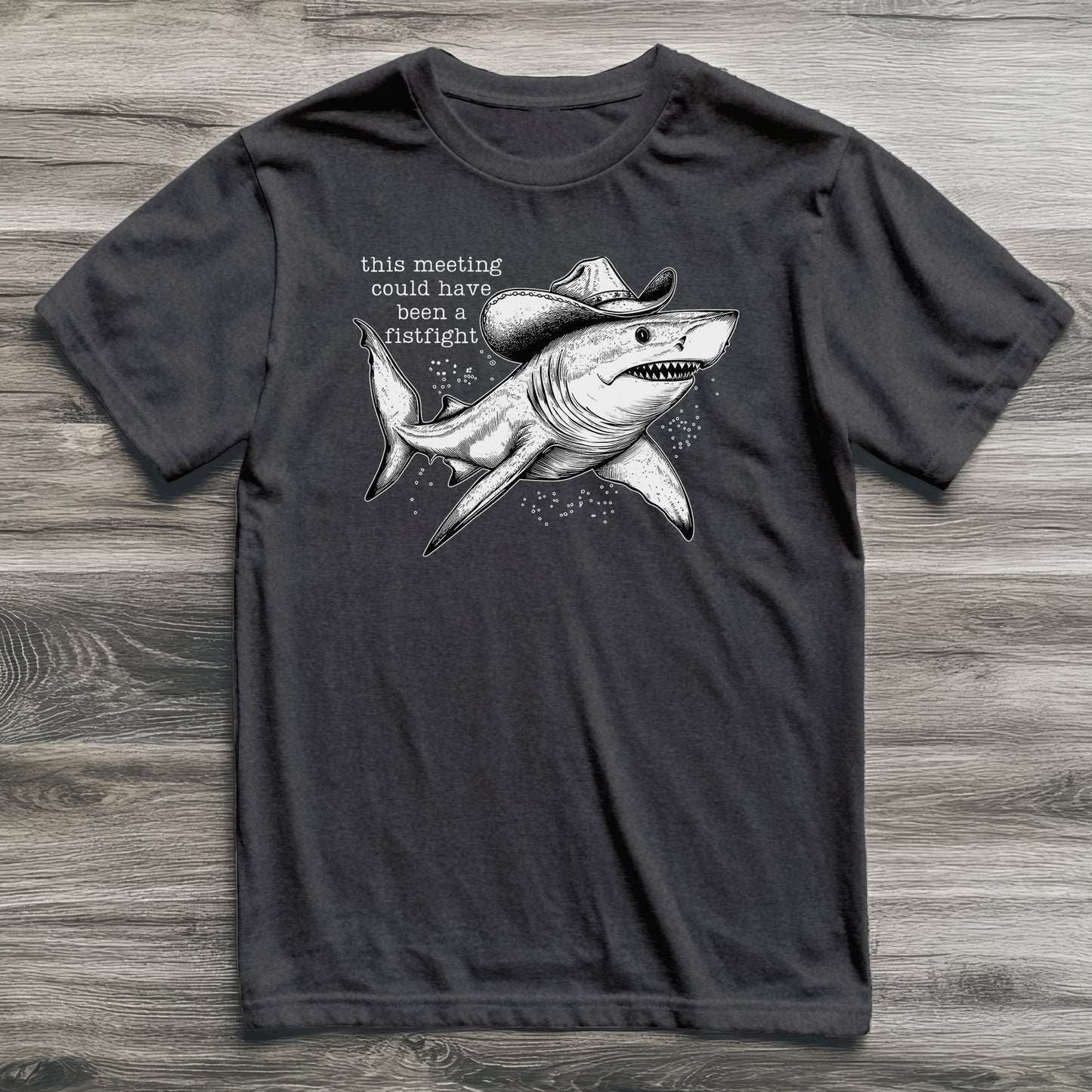 Fistfight Meeting Shark T-Shirt