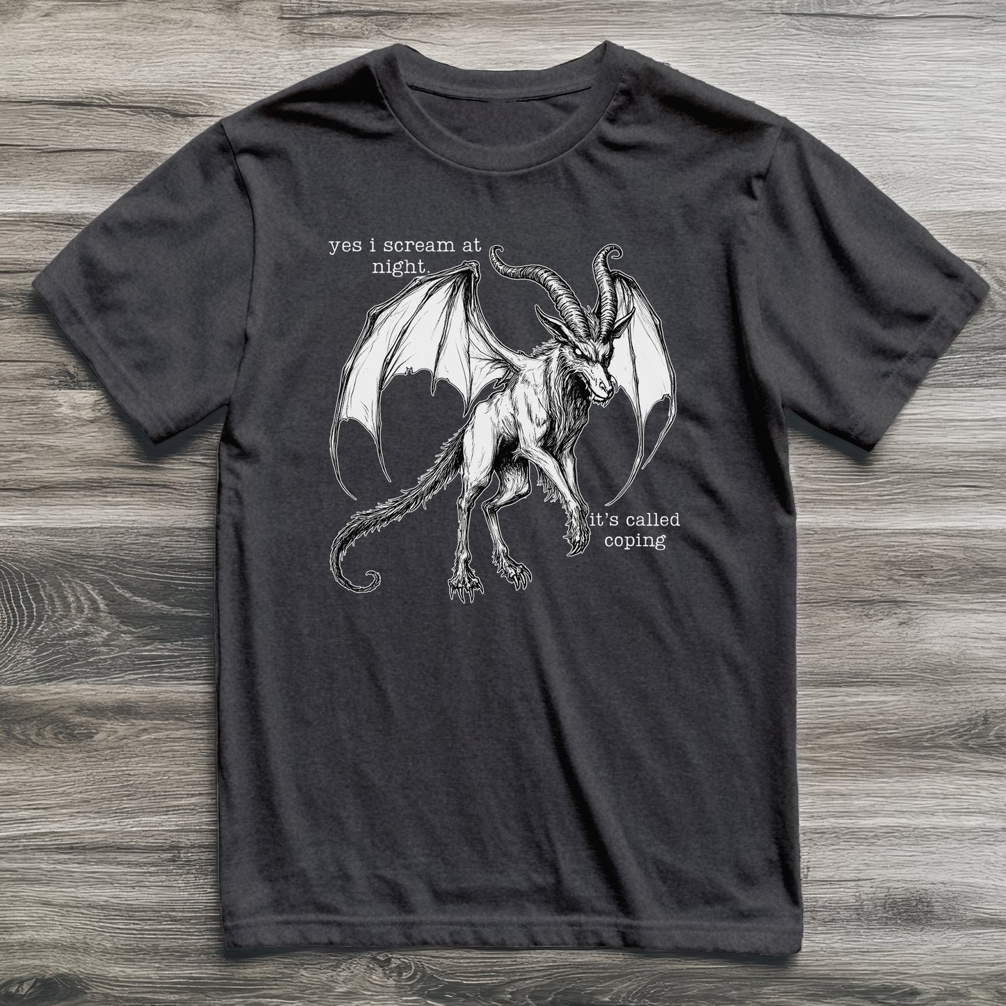 Jersey Devil It's Called Coping Cryptid T-Shirt