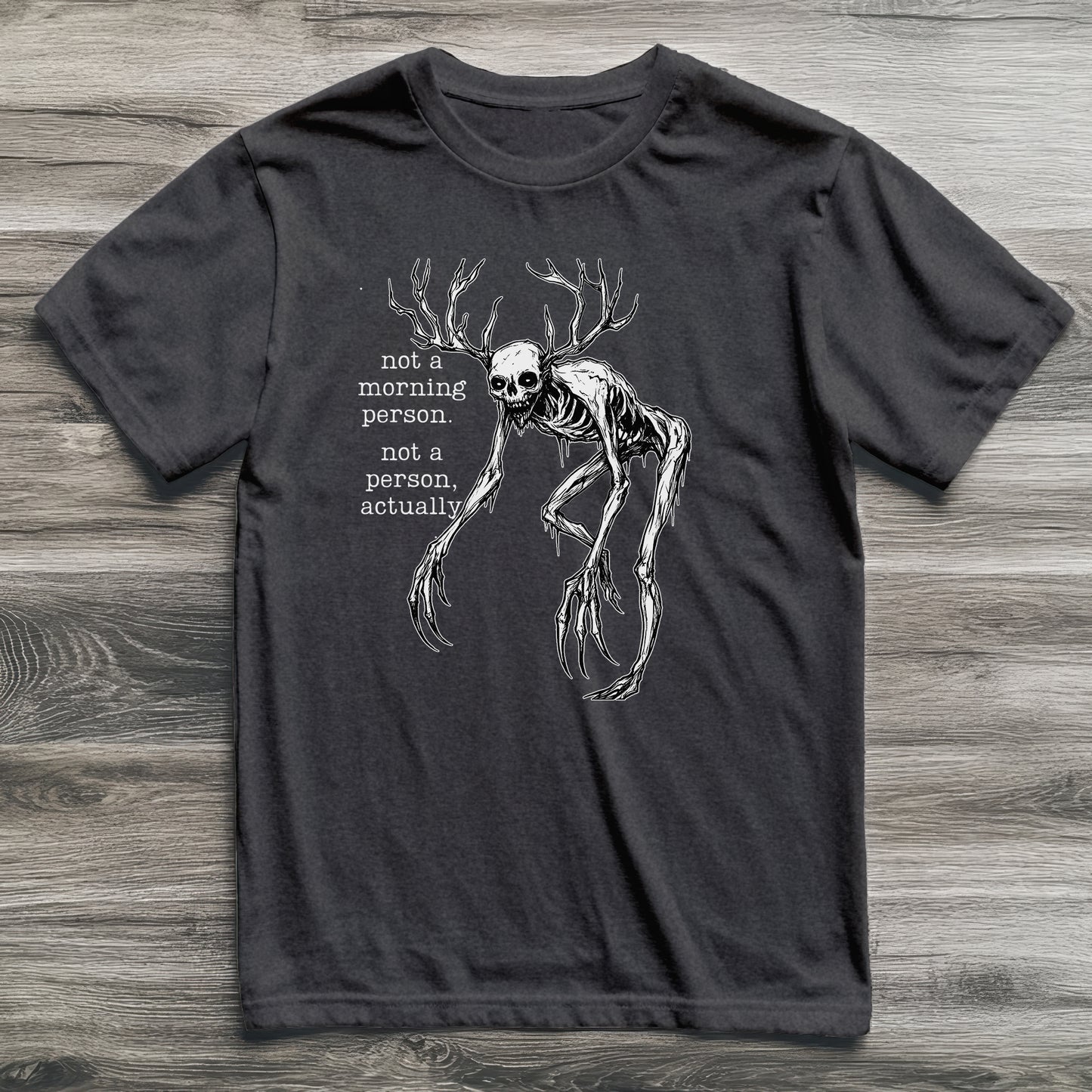 Wendigo Not A Morning Person Cryptid T-Shirt
