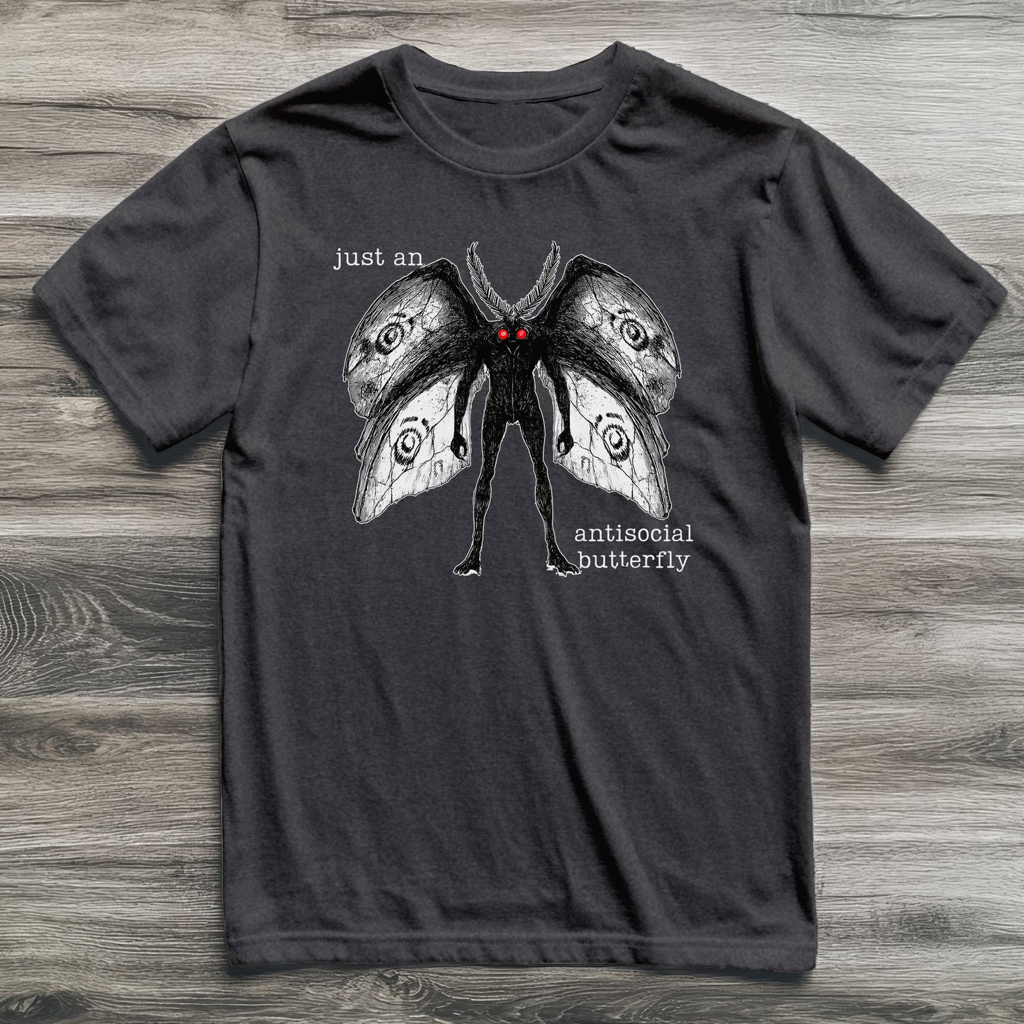 Mothman Antisocial Butterfly Cryptid T-Shirt