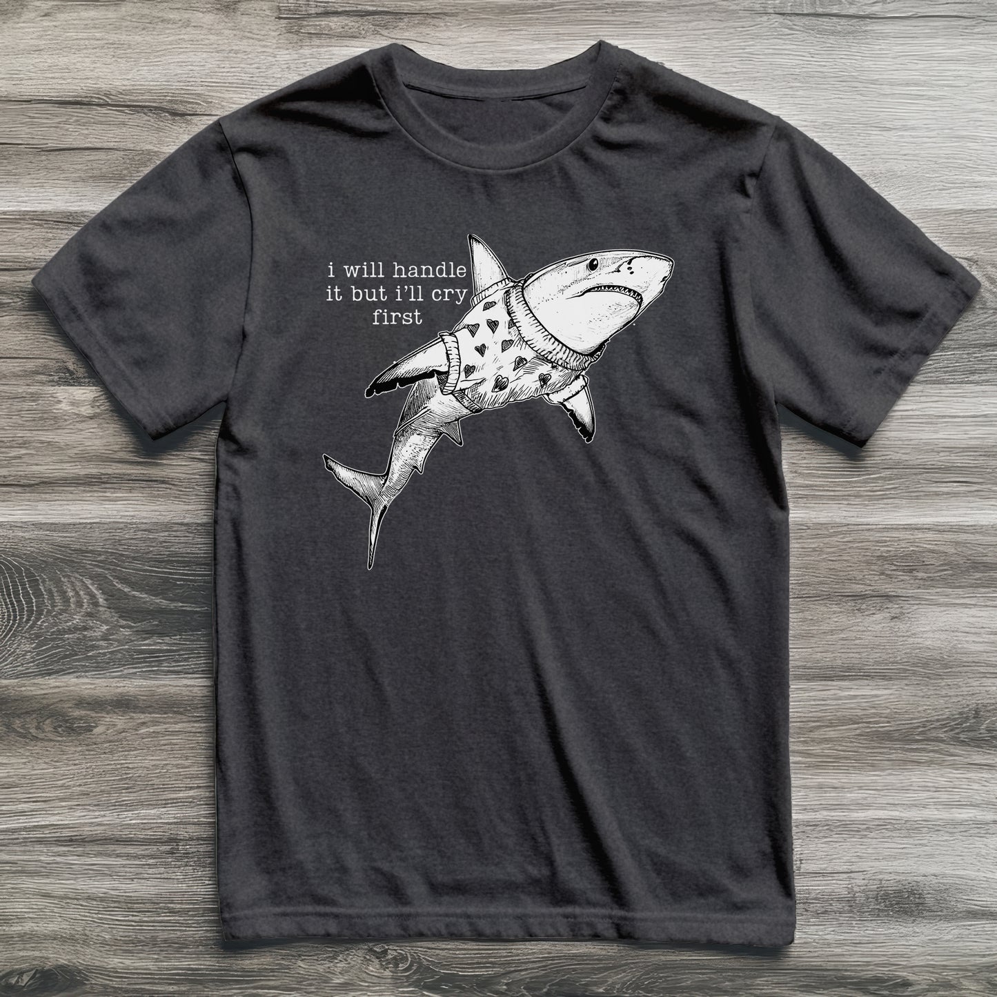 Cry First Shark T-Shirt