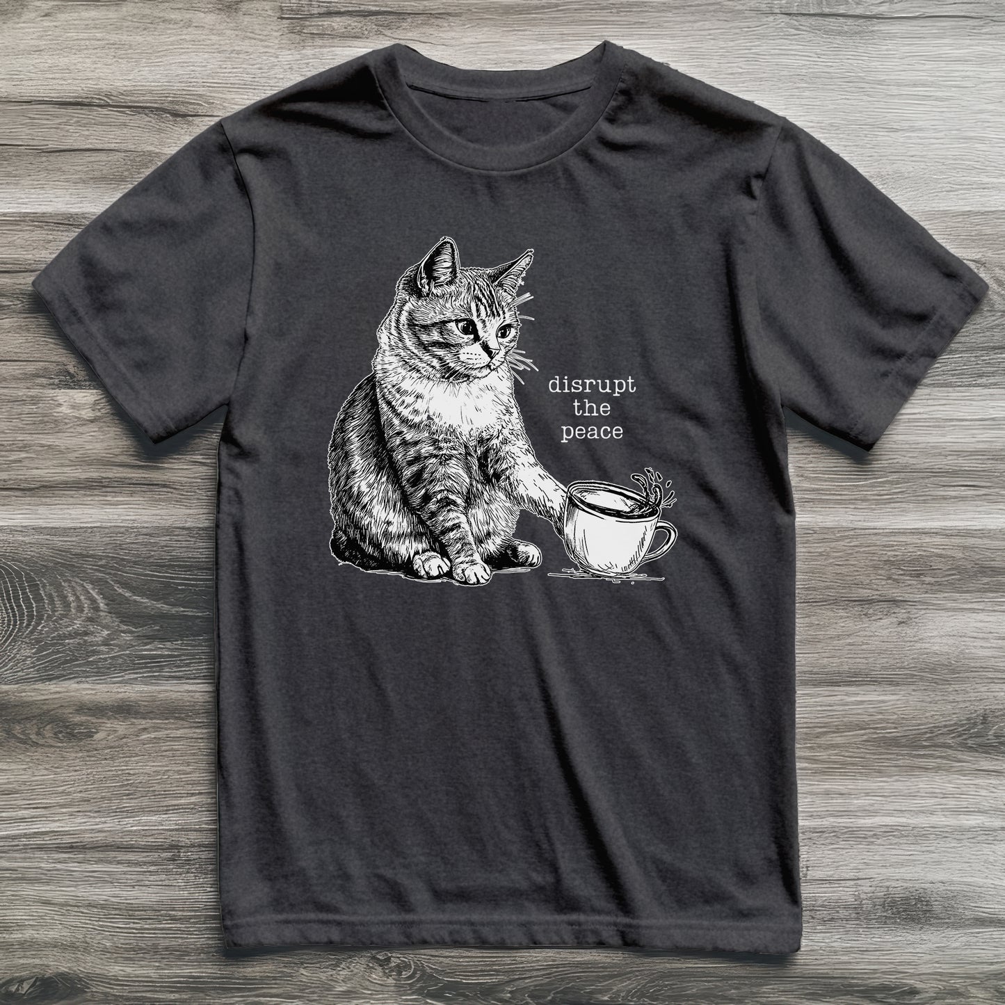 Disrupt The Peace Kitten T-Shirt