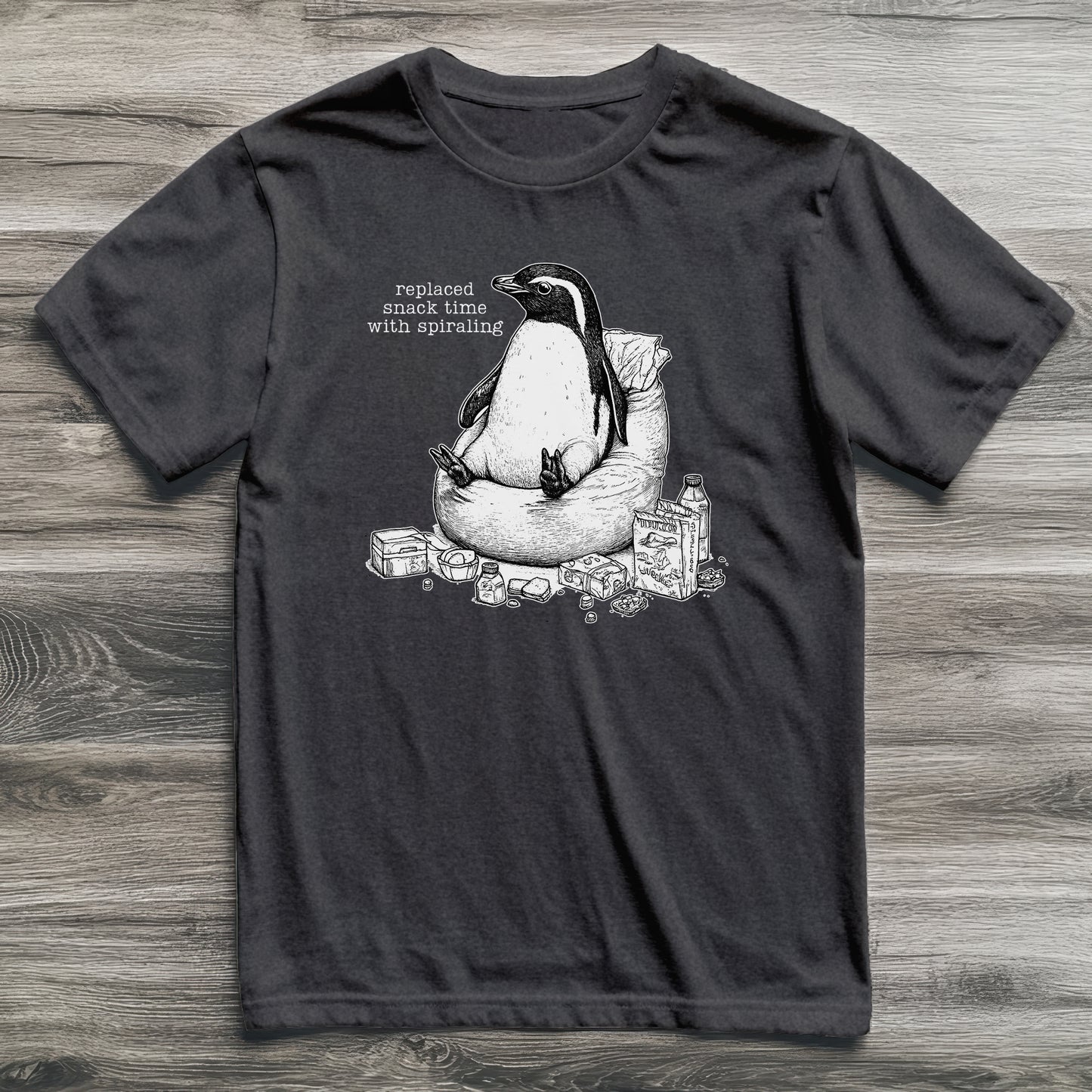 Snack Time Penguin T-Shirt