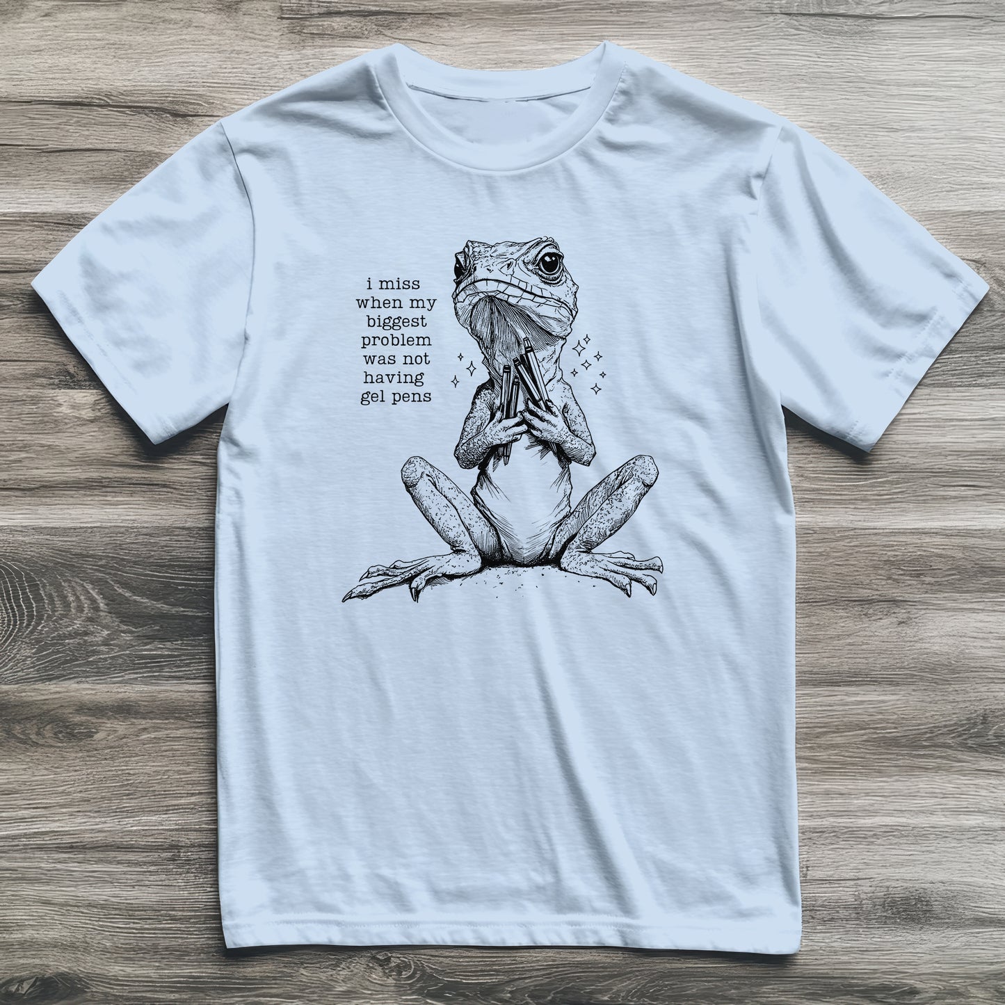 Gel Pens Lizard T-Shirt