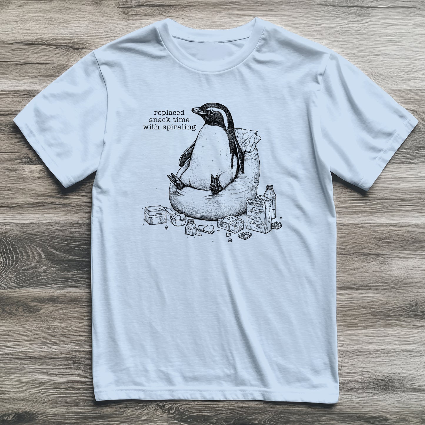 Snack Time Penguin T-Shirt