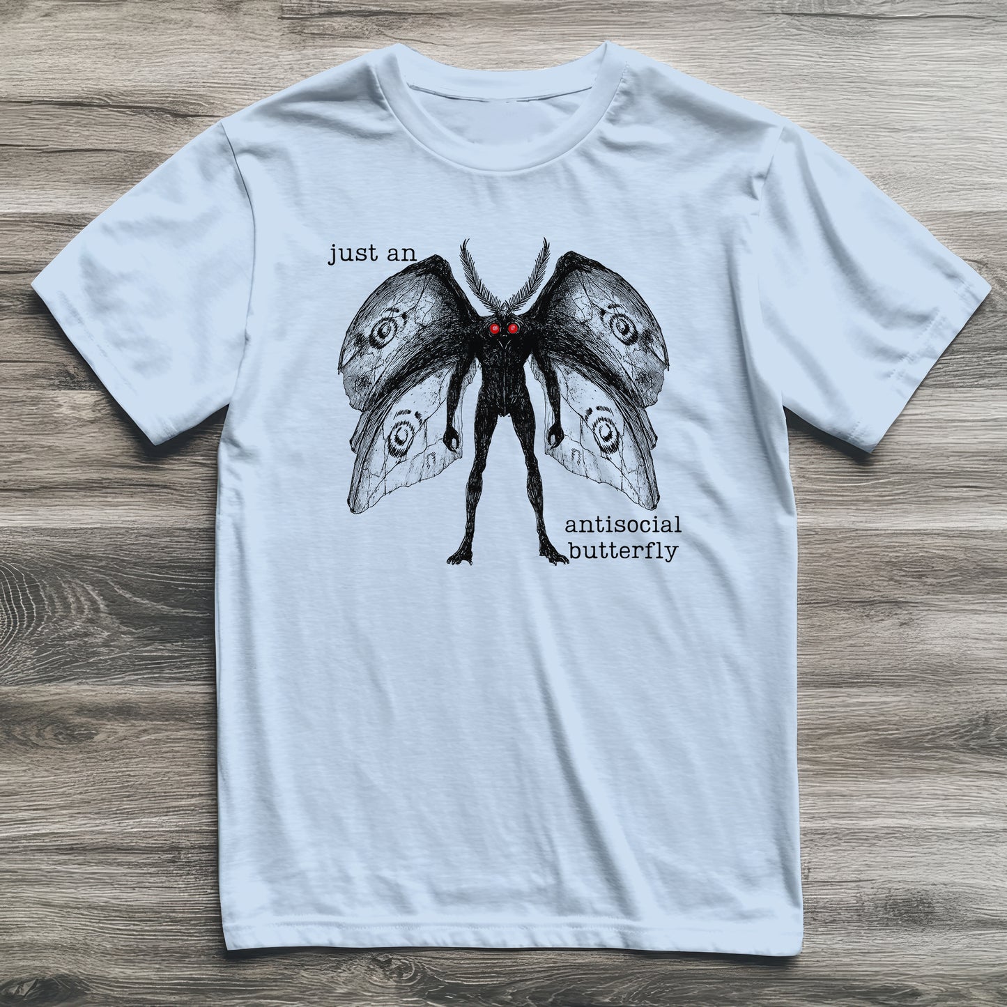 Mothman Antisocial Butterfly Cryptid T-Shirt