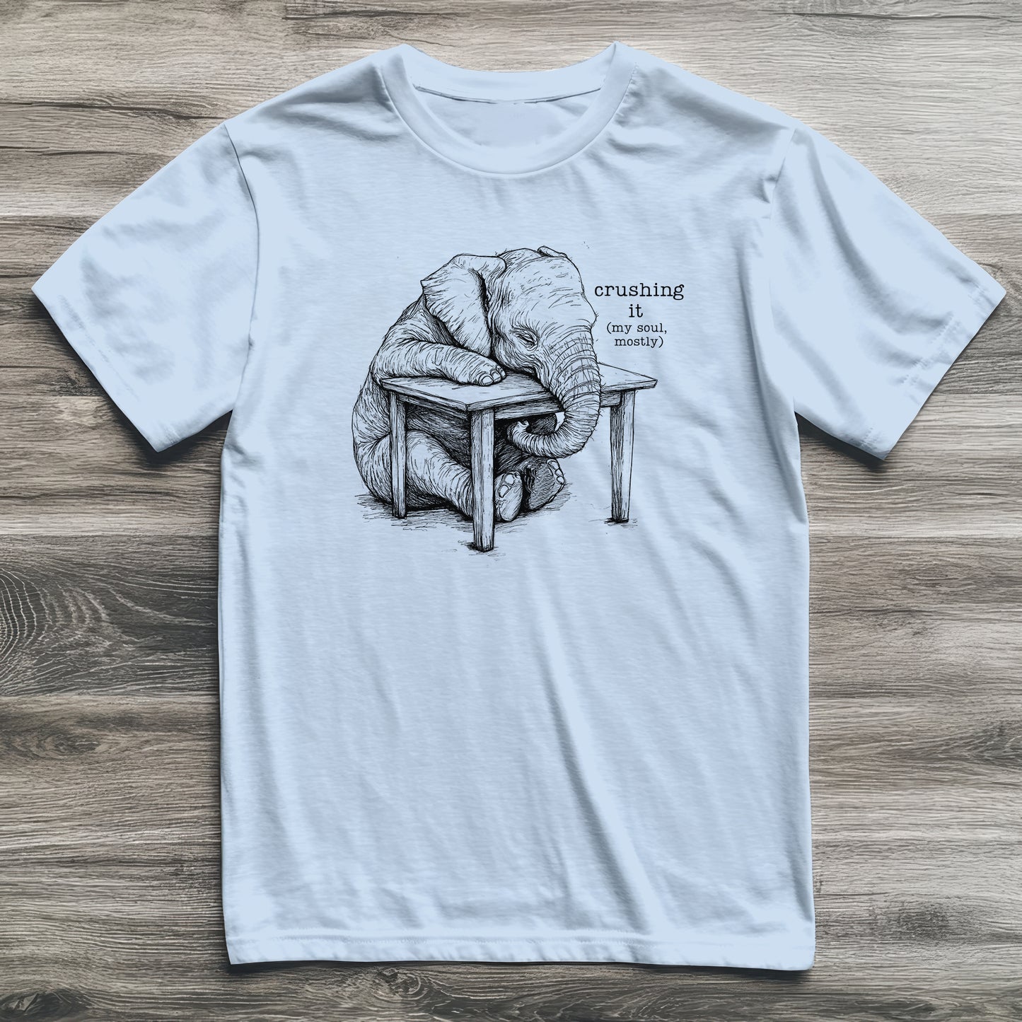 Crushing It Elephant T-Shirt