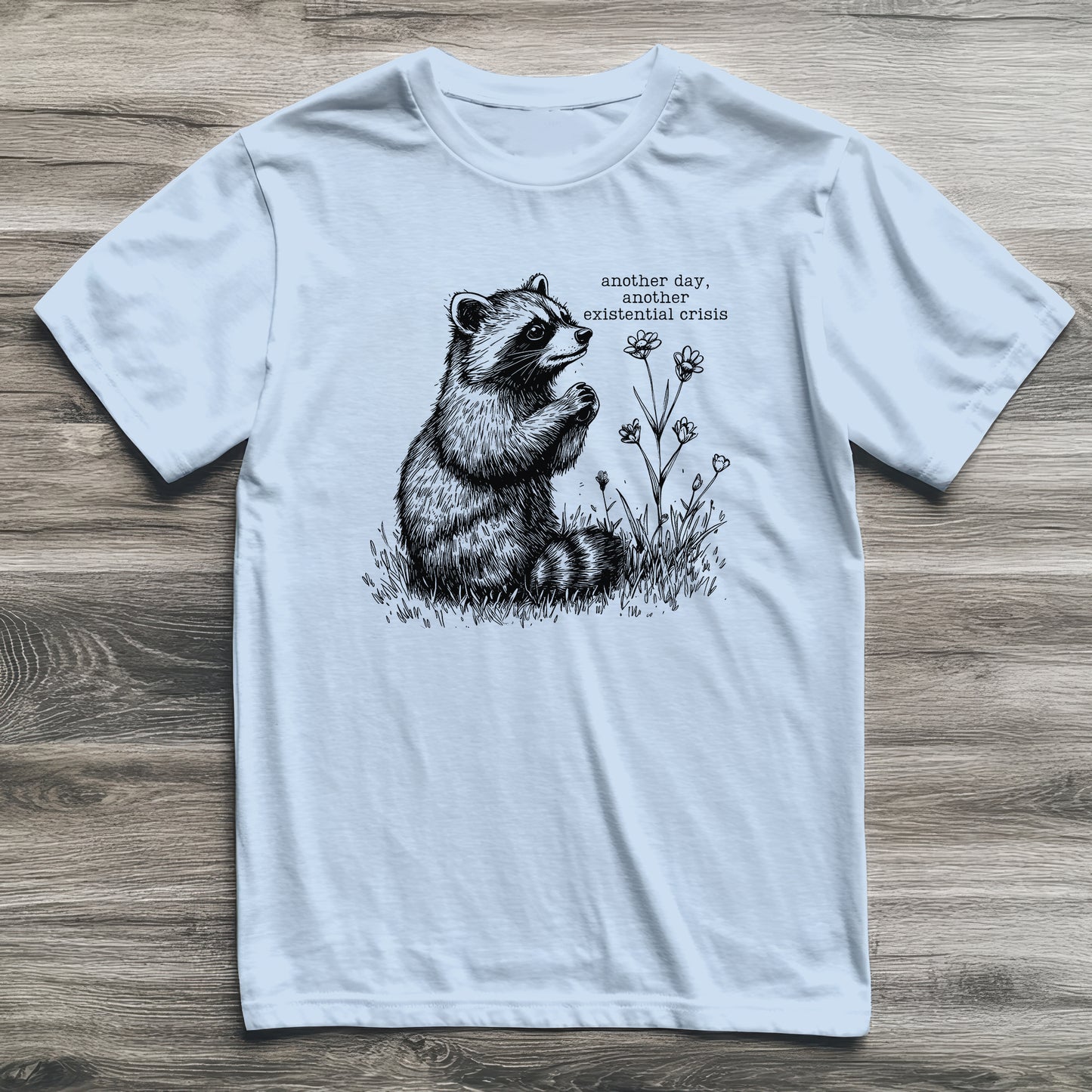Existential Crisis Raccoon T-Shirt