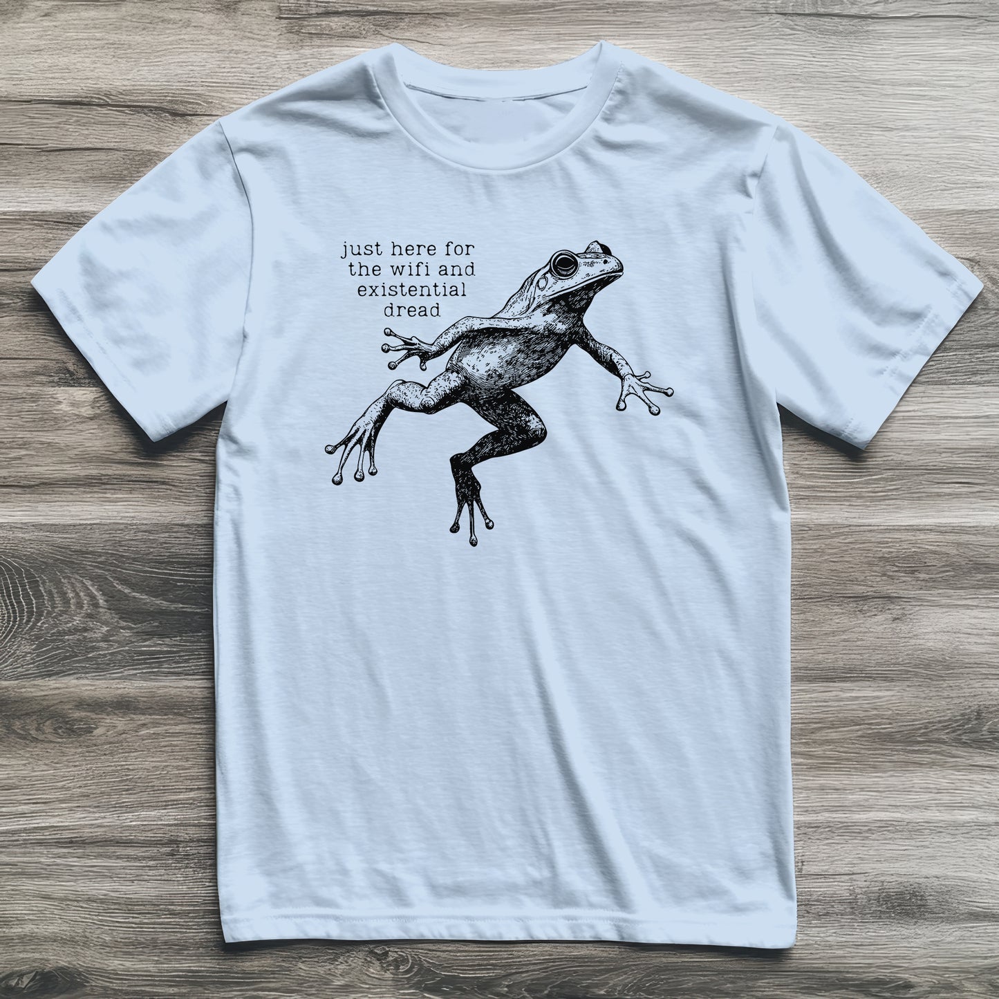 Here For The Wifi Frog T-Shirt