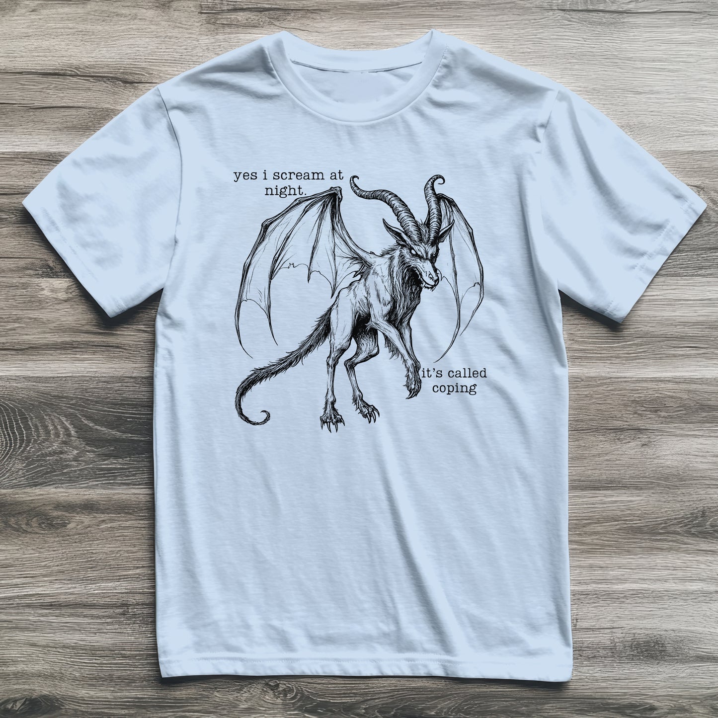 Jersey Devil It's Called Coping Cryptid T-Shirt