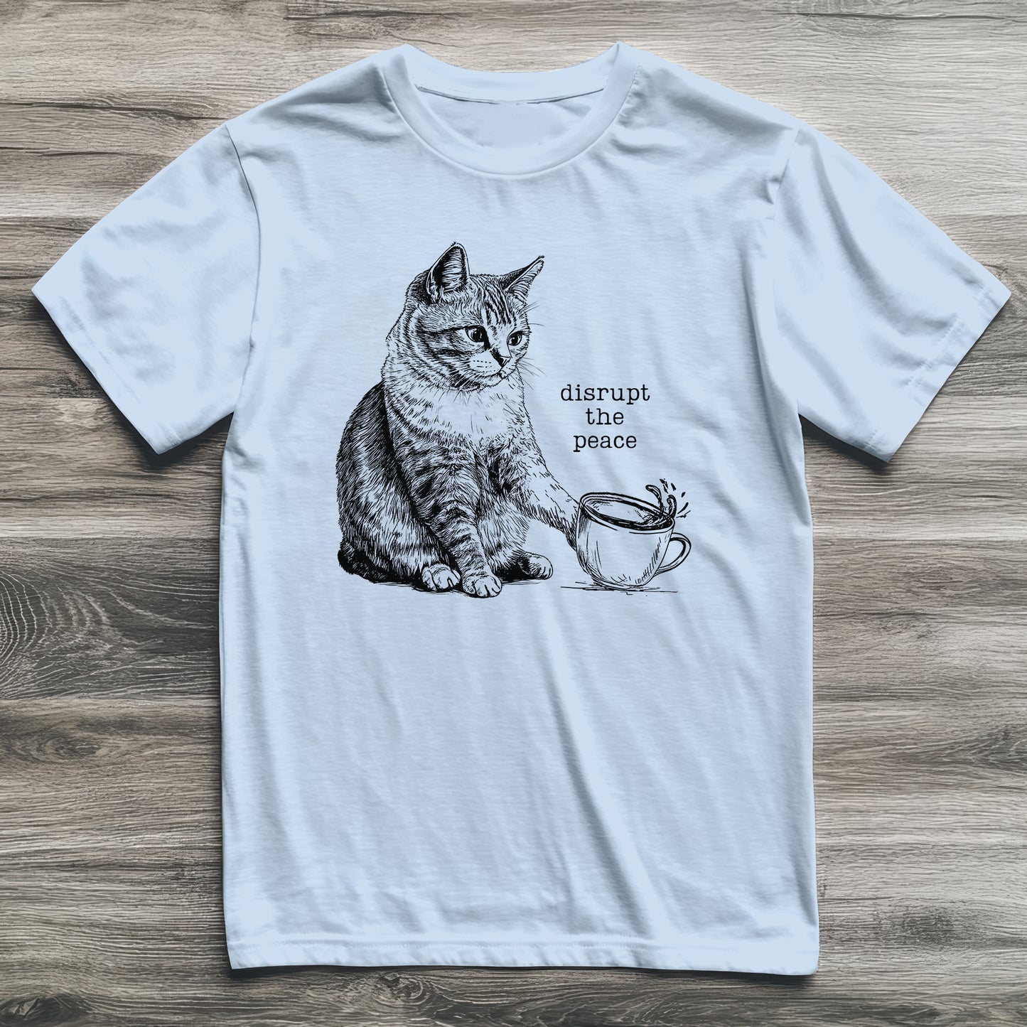 Disrupt The Peace Kitten T-Shirt