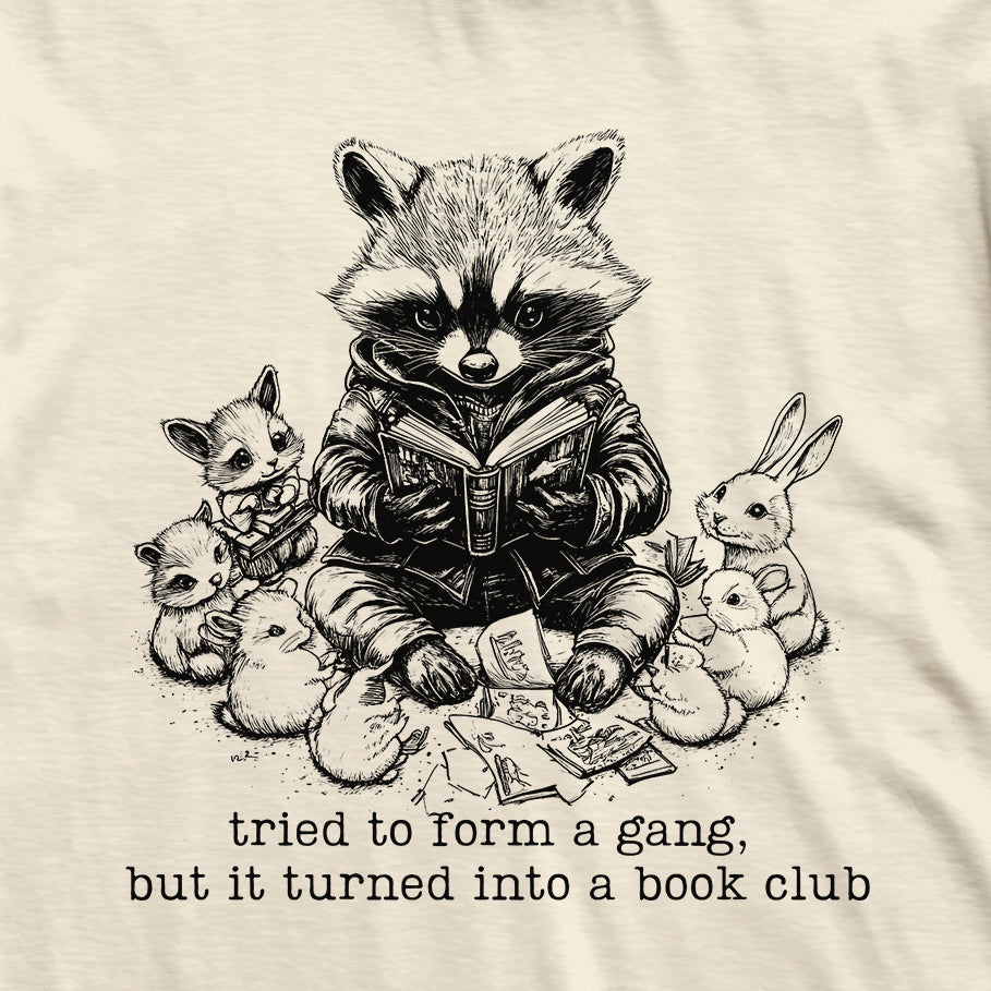 Reading Gang Raccoon T-Shirt