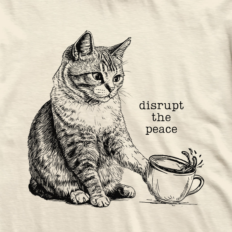 Disrupt The Peace Kitten T-Shirt