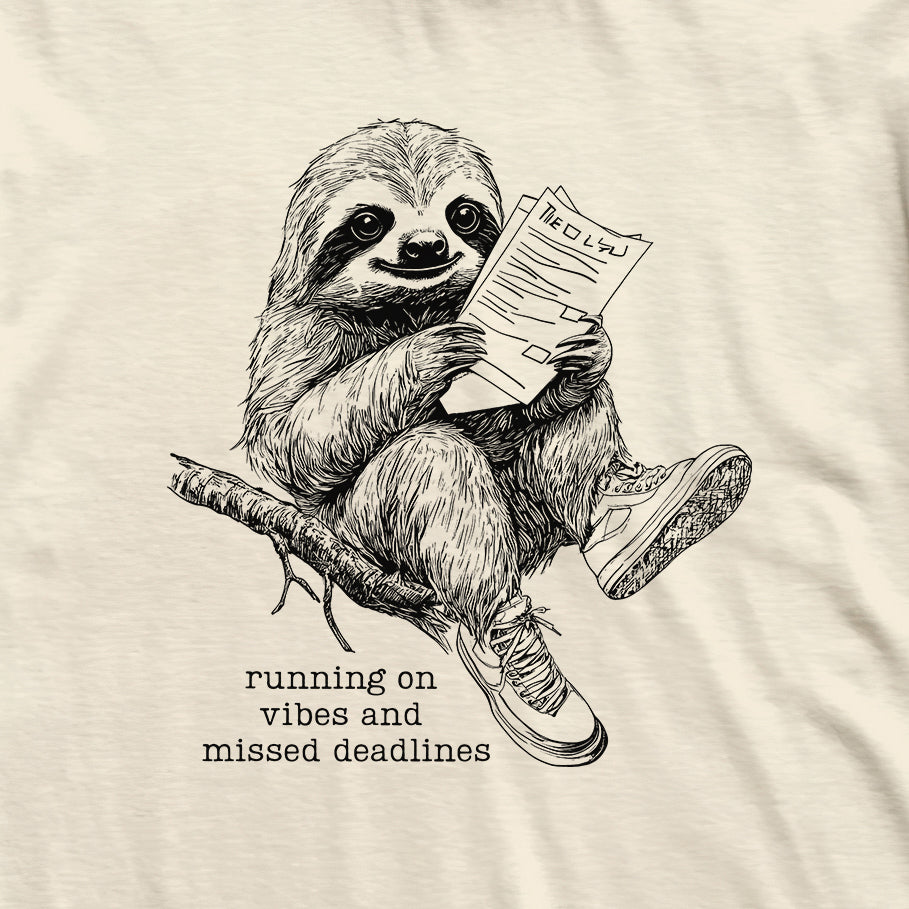 Missed Deadlines Sloth T-Shirt