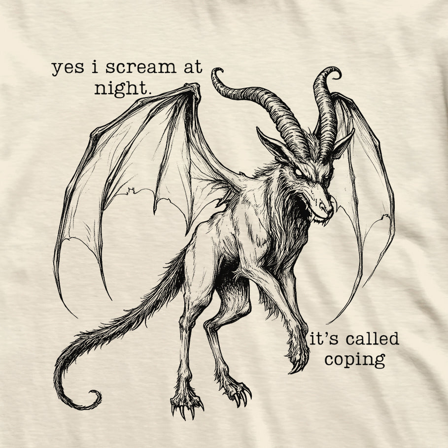 Jersey Devil It's Called Coping Cryptid T-Shirt