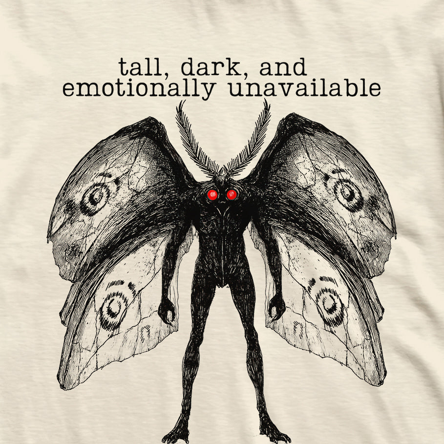 Mothman Emotionally Unavailable Cryptid T-Shirt