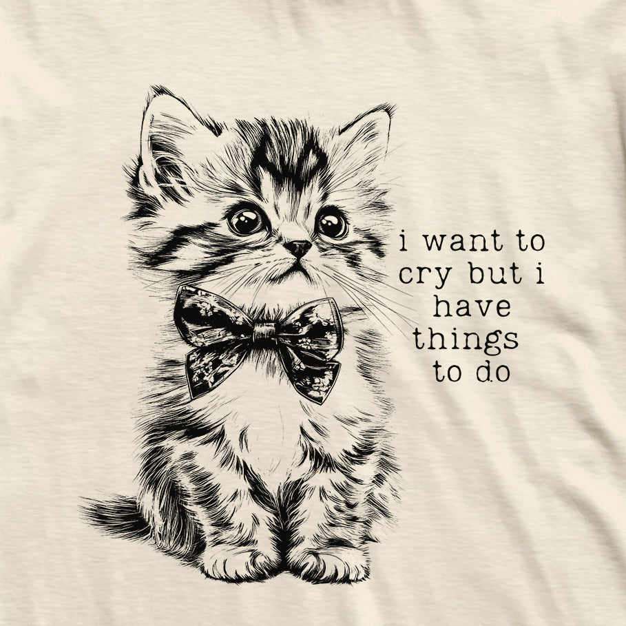 Things To Do Kitten T-Shirt