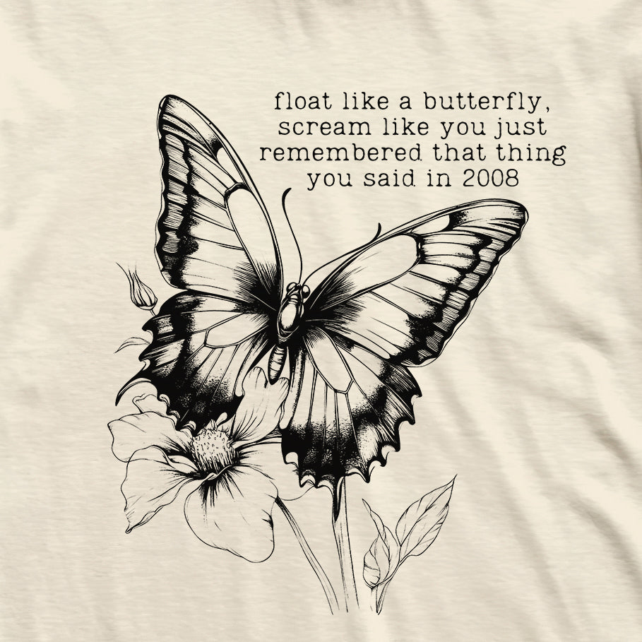 Screaming Butterfly T-Shirt