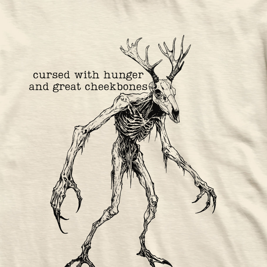 Wendigo Great Cheekbones Cryptid T-Shirt