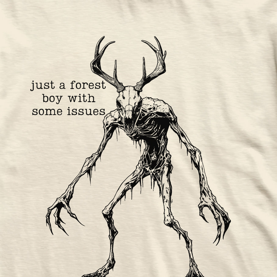 Wendigo Just a Forest Boy Cryptid T-Shirt