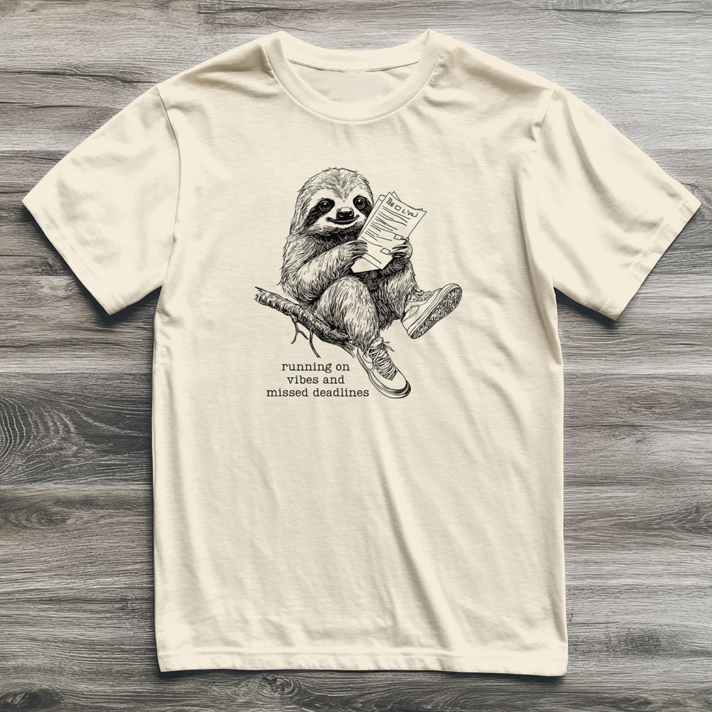 Missed Deadlines Sloth T-Shirt