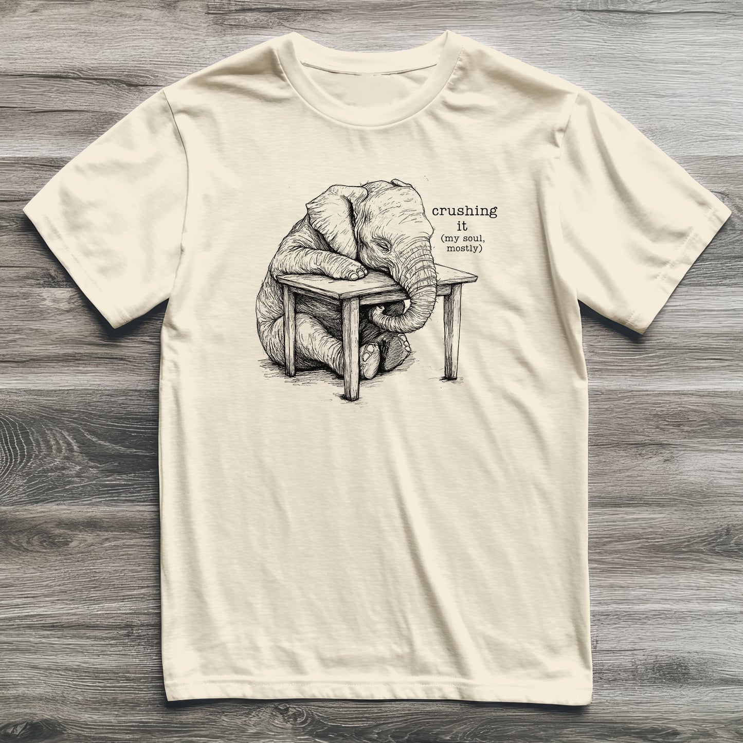 Crushing It Elephant T-Shirt