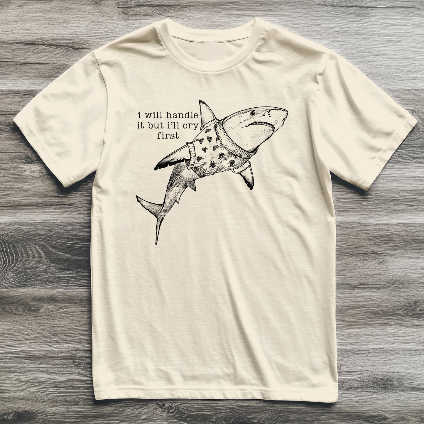 Cry First Shark T-Shirt