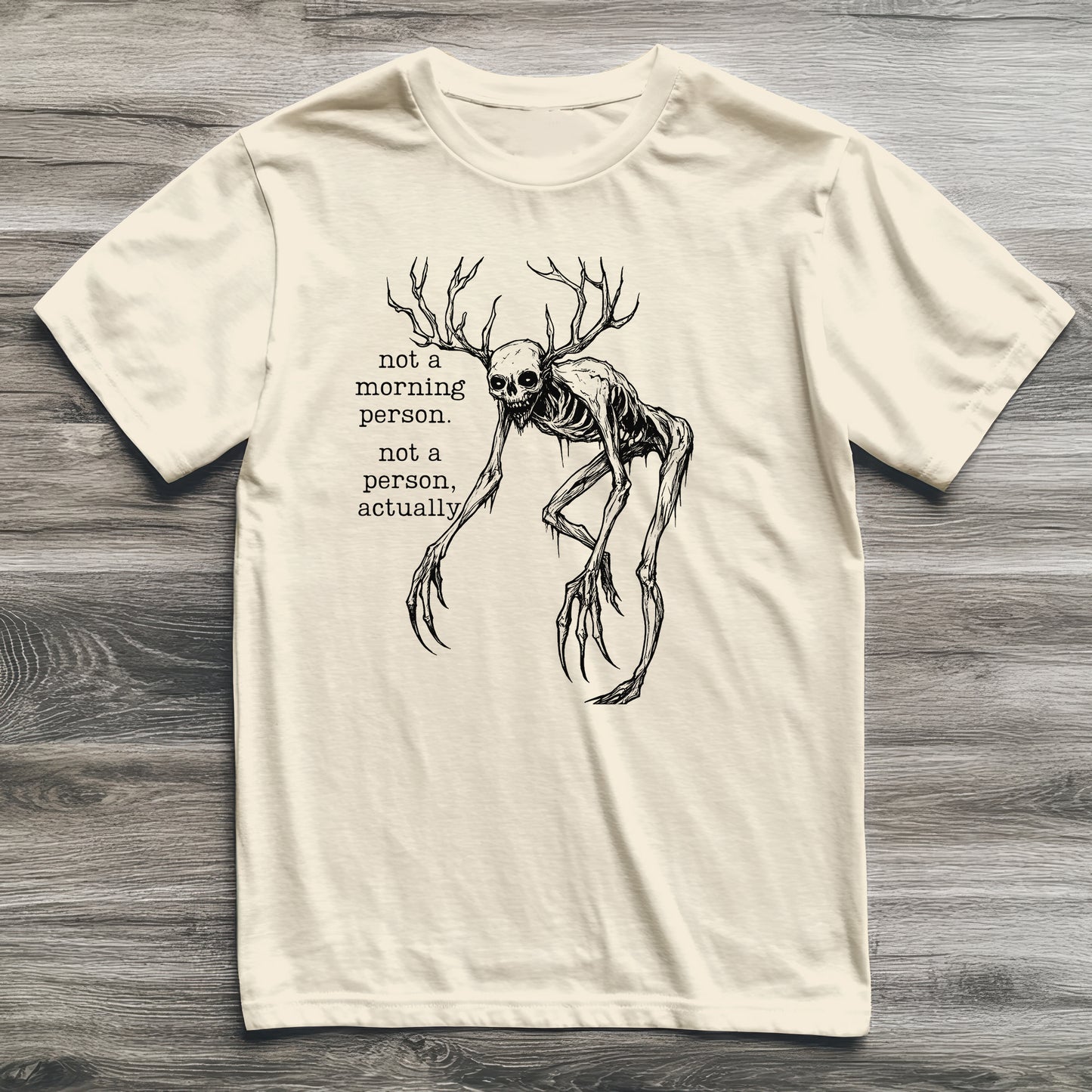 Wendigo Not A Morning Person Cryptid T-Shirt