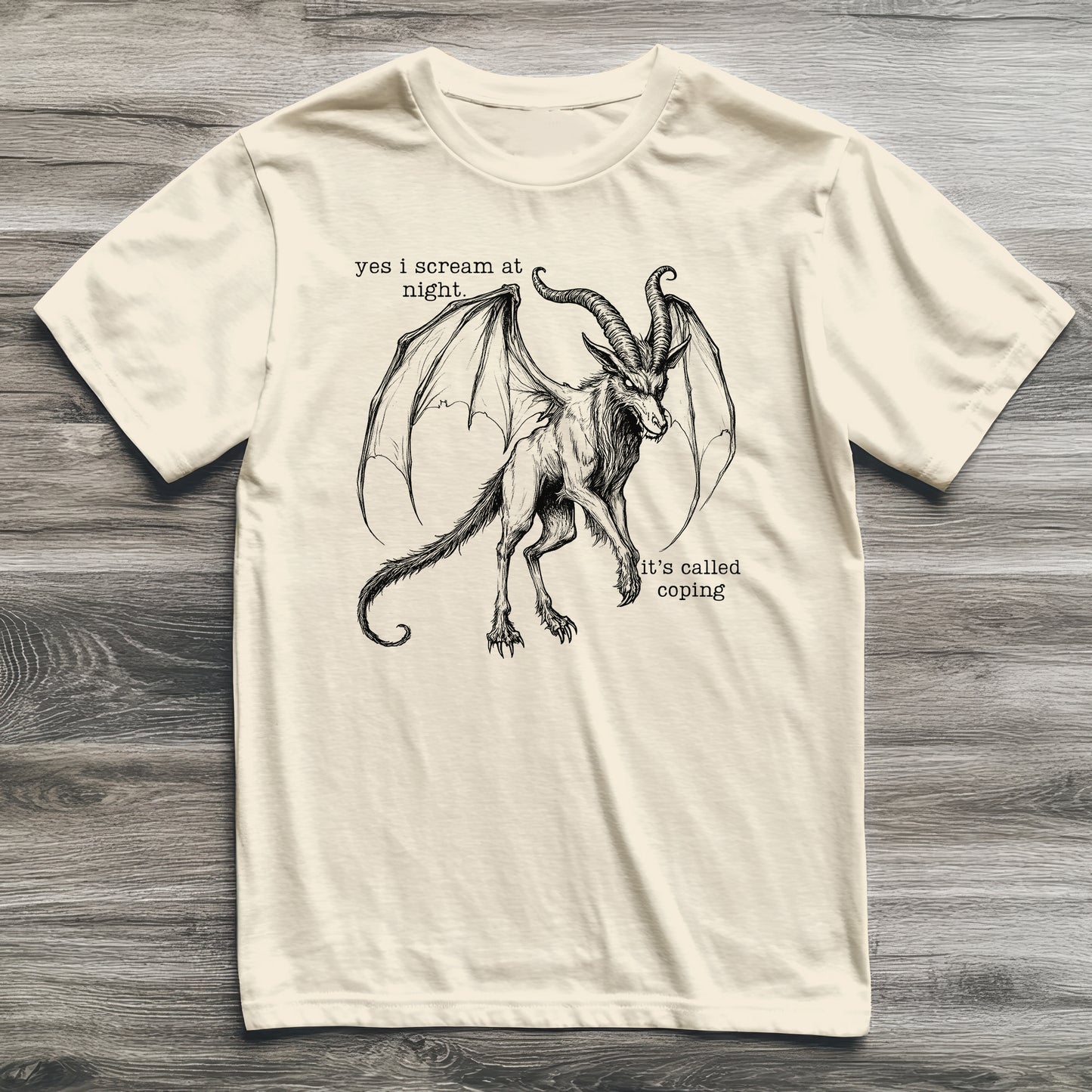 Jersey Devil It's Called Coping Cryptid T-Shirt