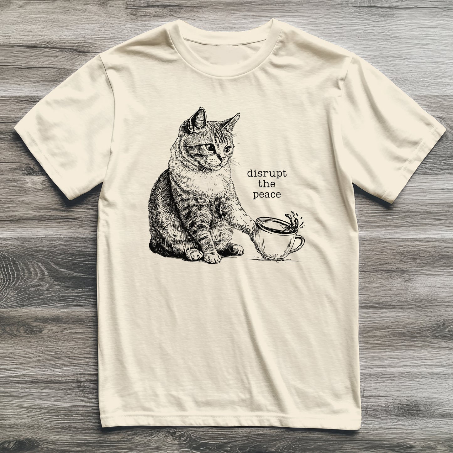 Disrupt The Peace Kitten T-Shirt