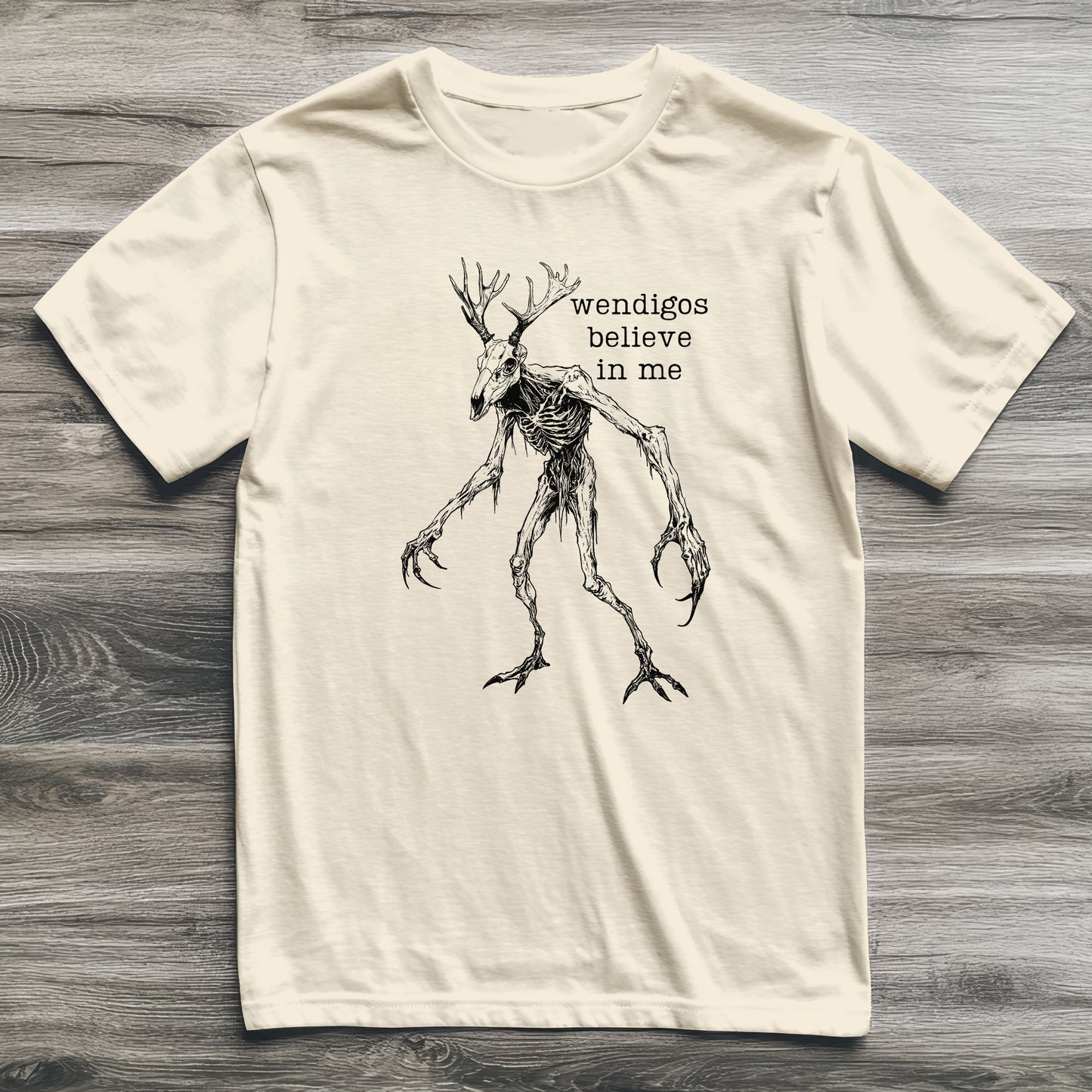 Wendigo Believes In Me Cryptid T-Shirt