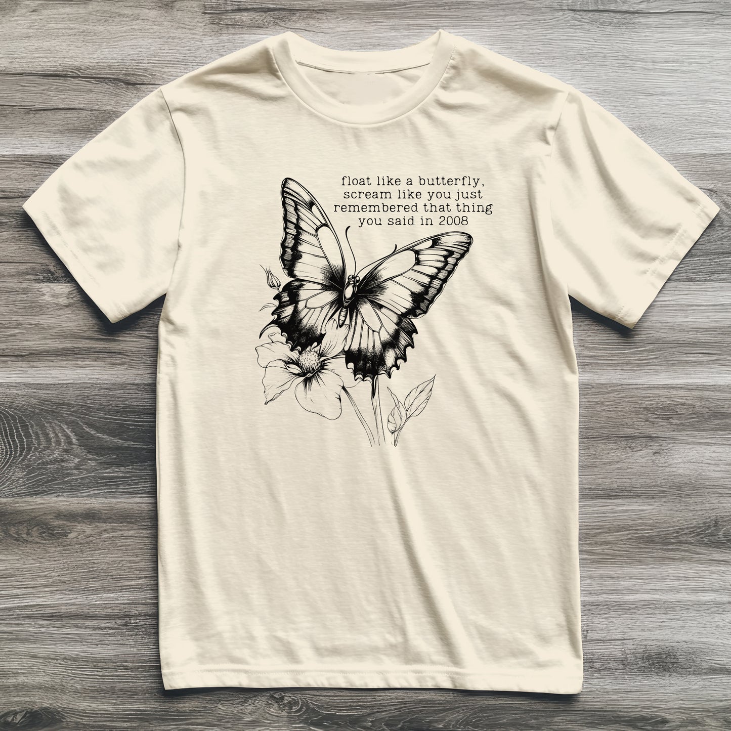 Screaming Butterfly T-Shirt