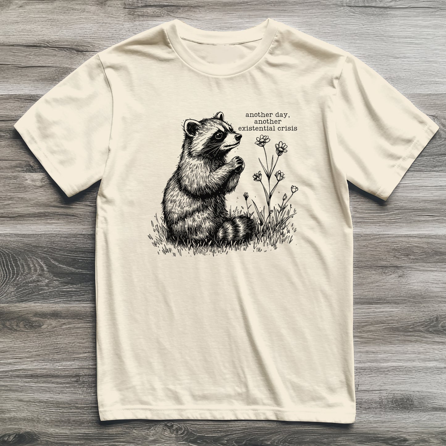 Existential Crisis Raccoon T-Shirt