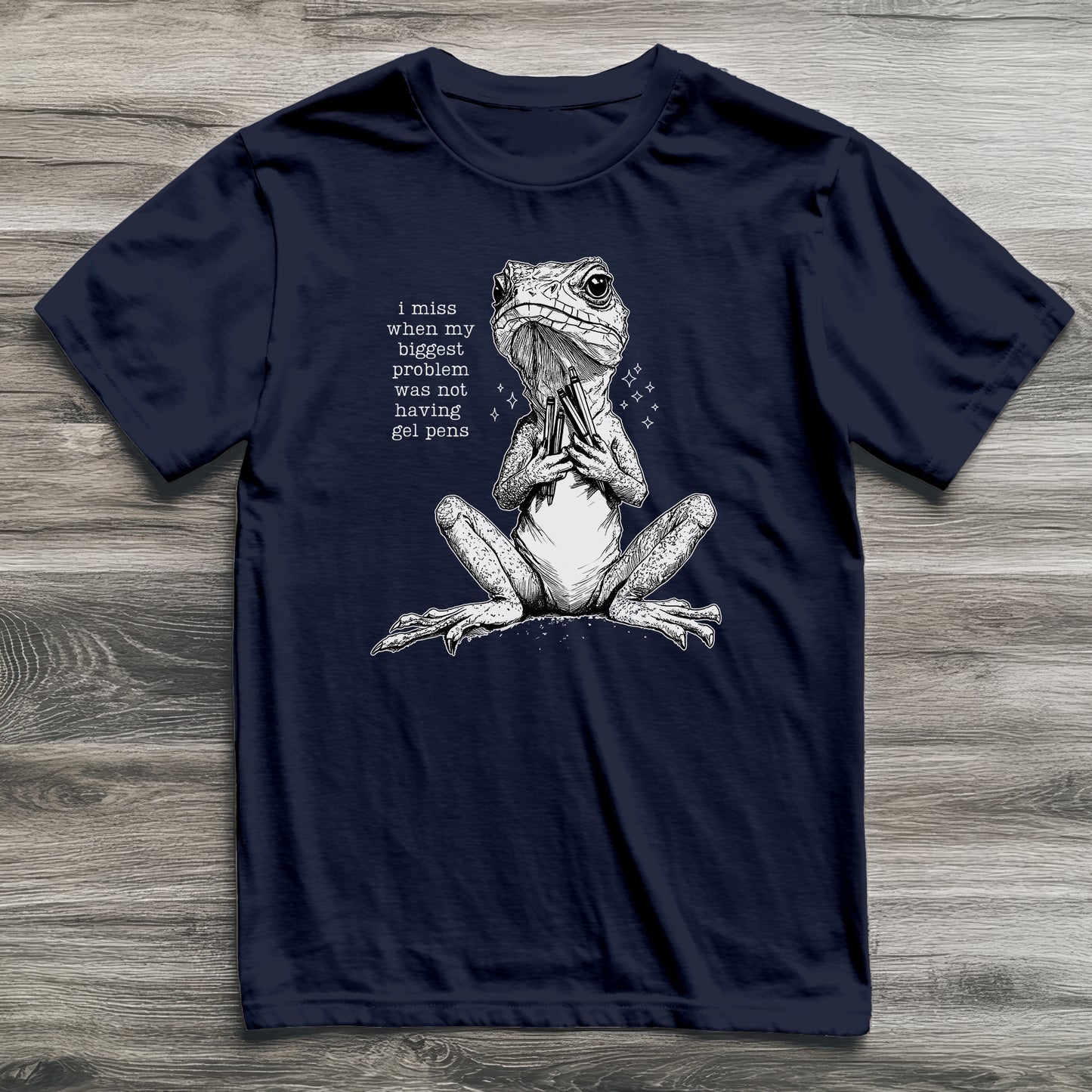 Gel Pen Lizard T-Shirt