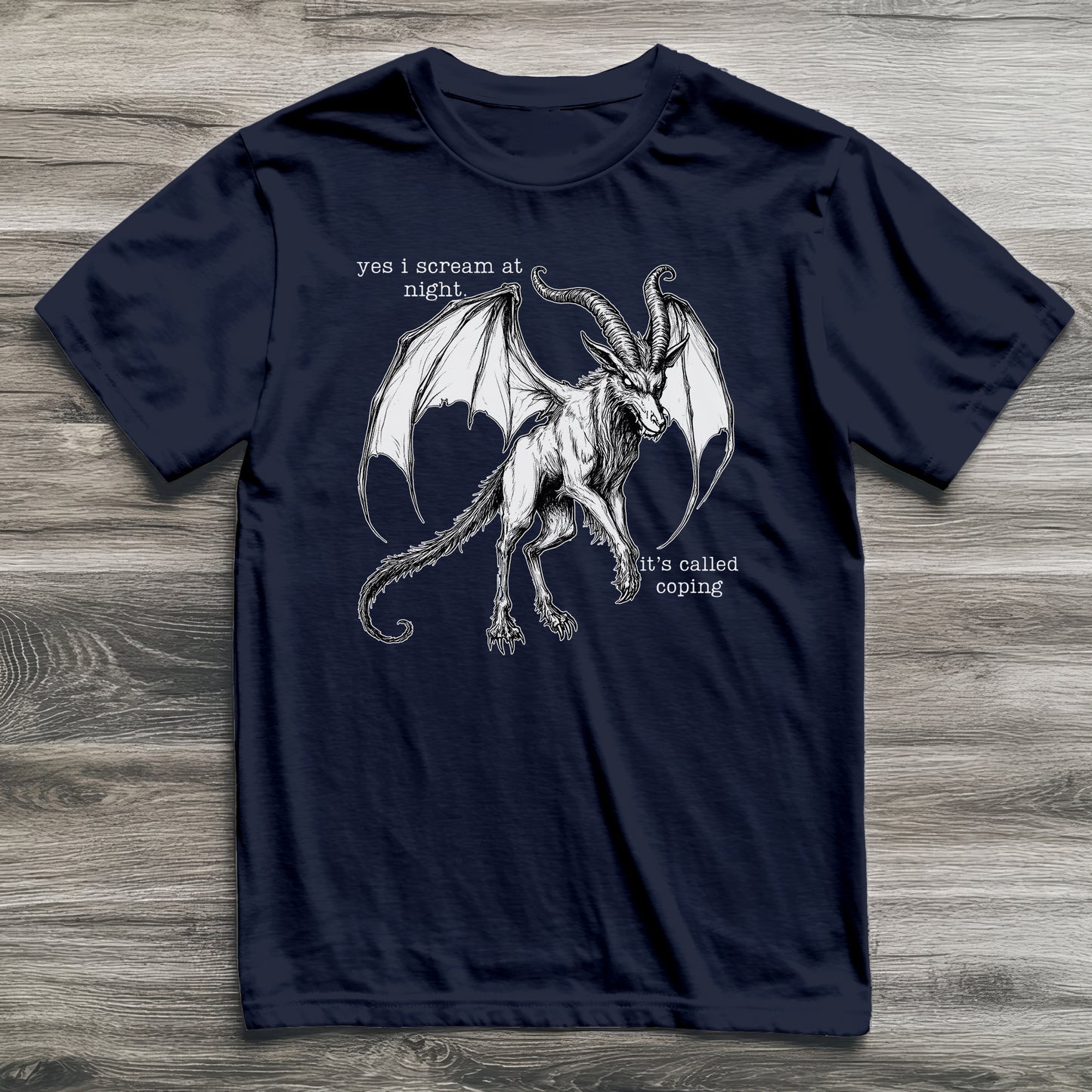 Jersey Devil It's Called Coping Cryptid T-Shirt