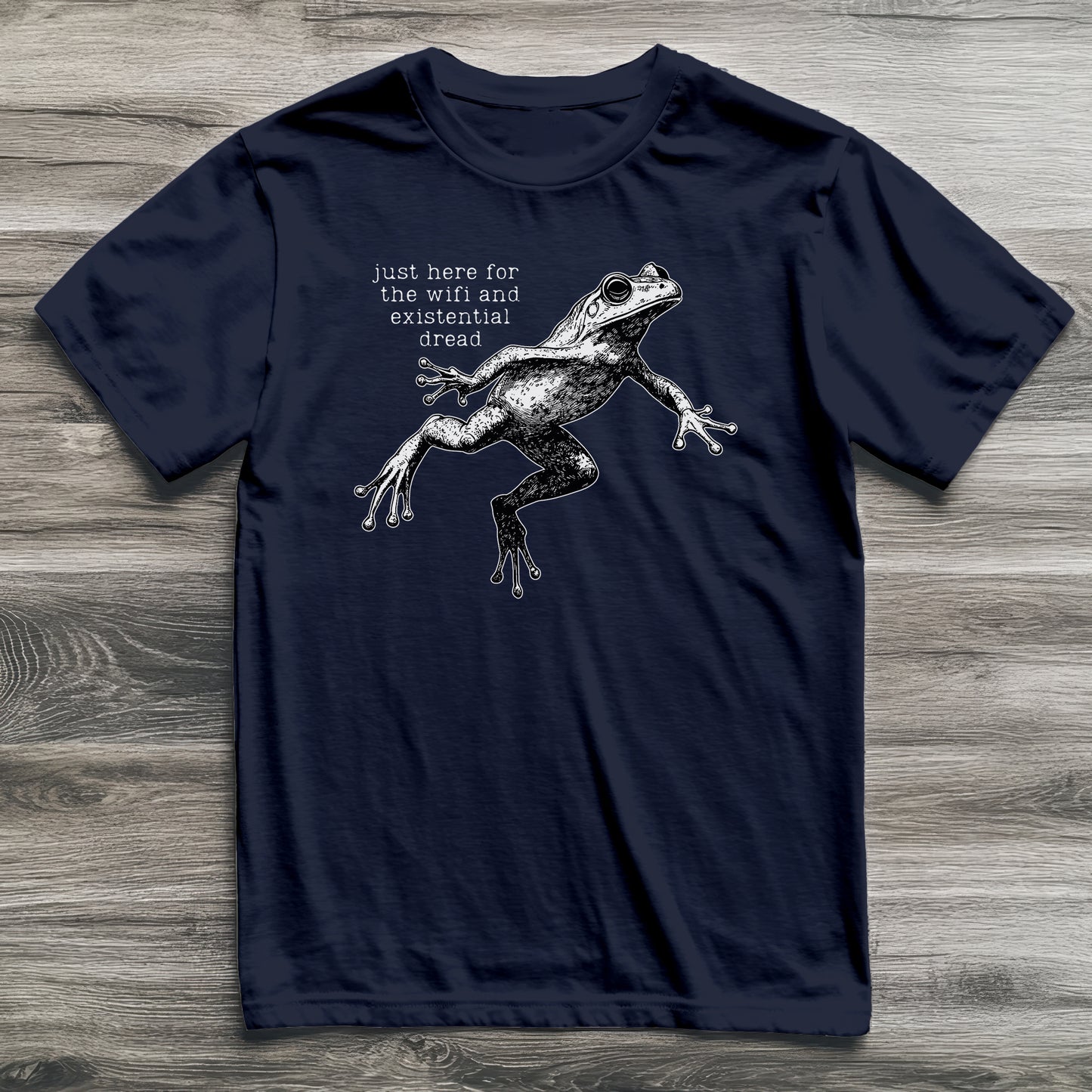 Here For The Wifi Frog T-Shirt
