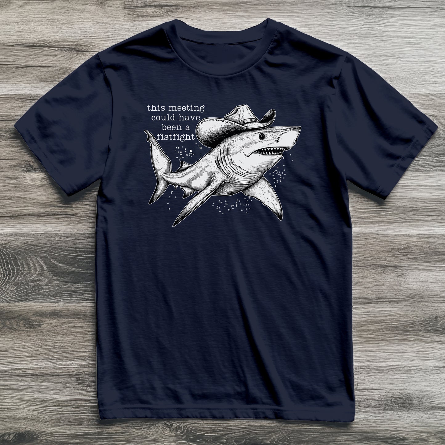 Fistfight Meeting Shark T-Shirt
