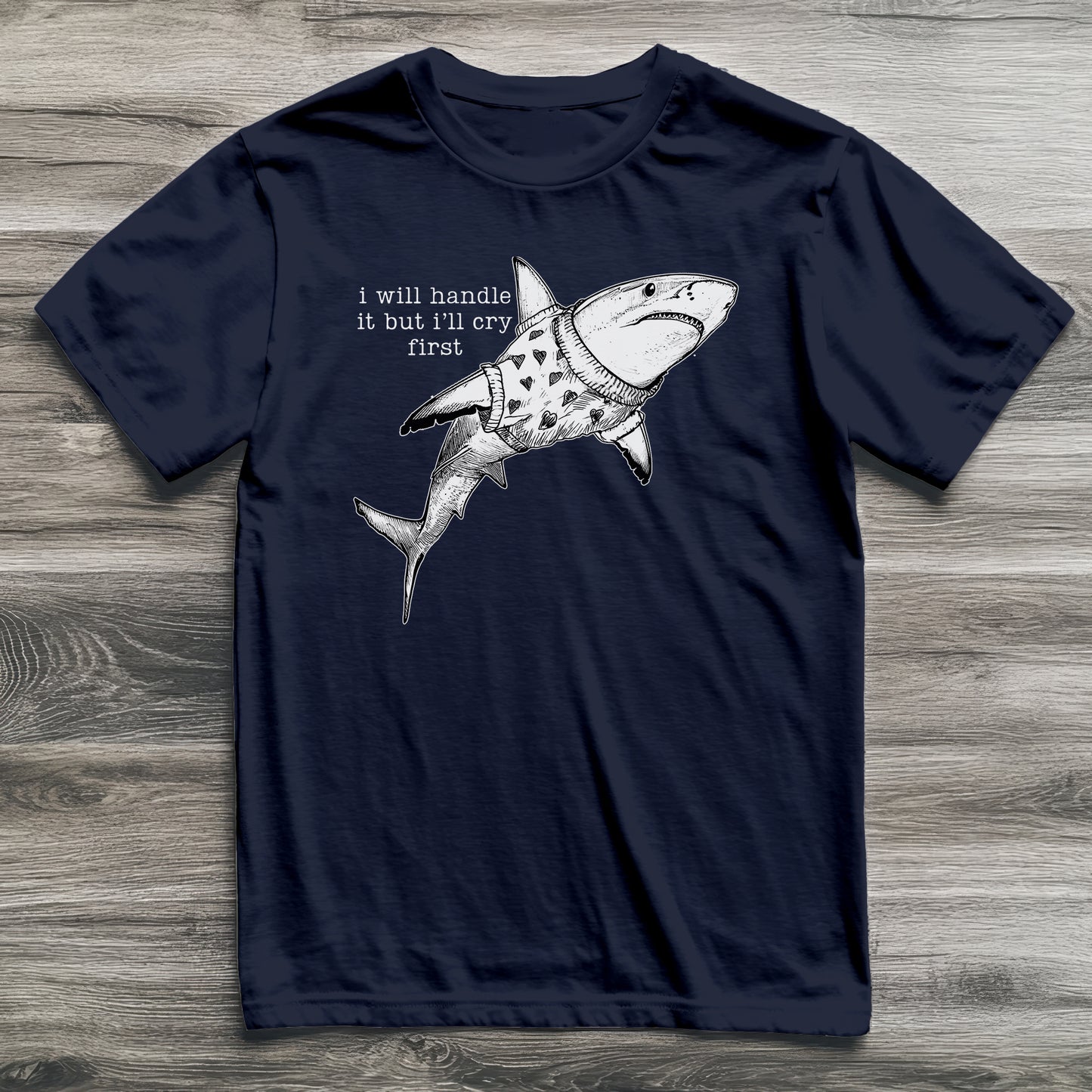 Cry First Shark T-Shirt