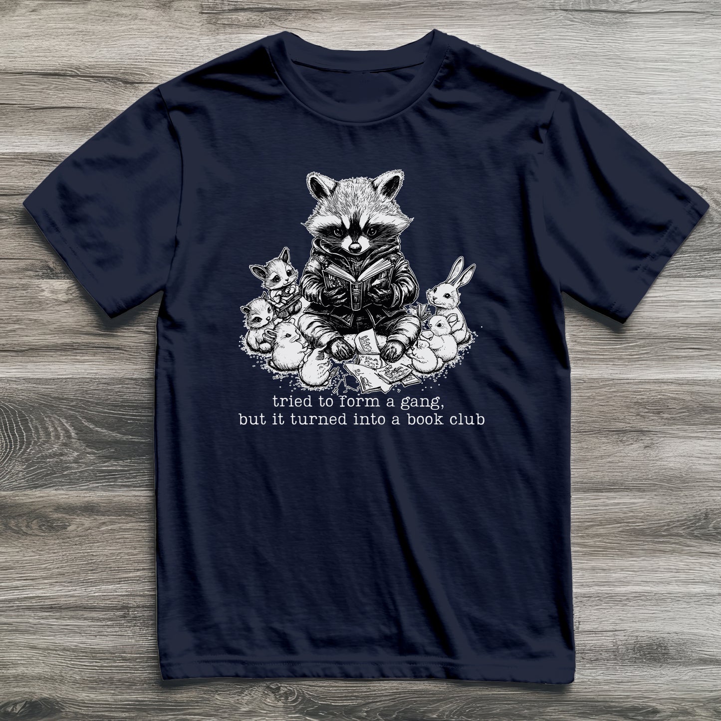 Reading Gang Raccoon T-Shirt