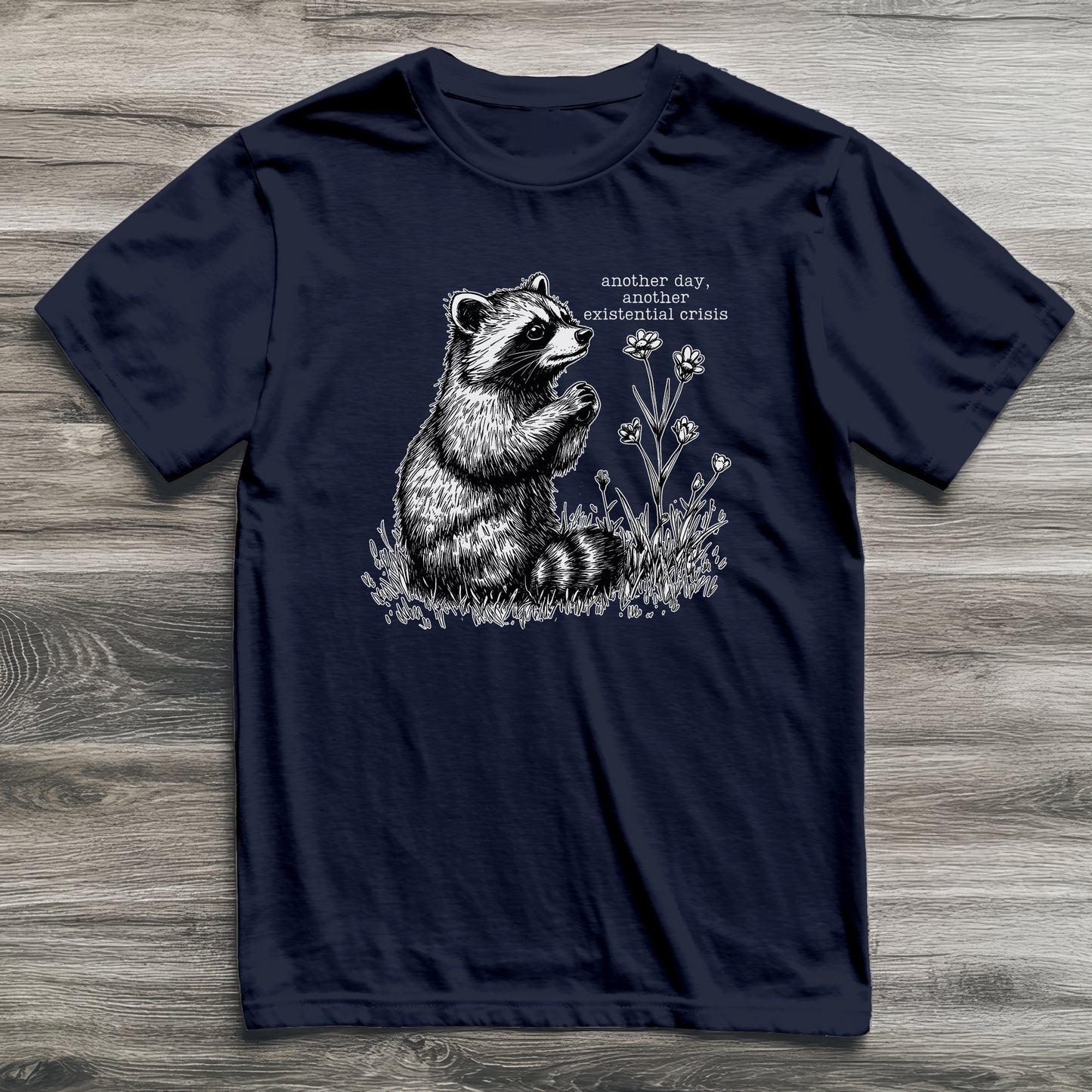 Existential Crisis Raccoon T-Shirt