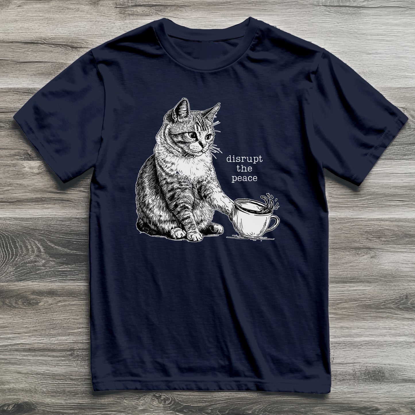 Disrupt The Peace Kitten T-Shirt