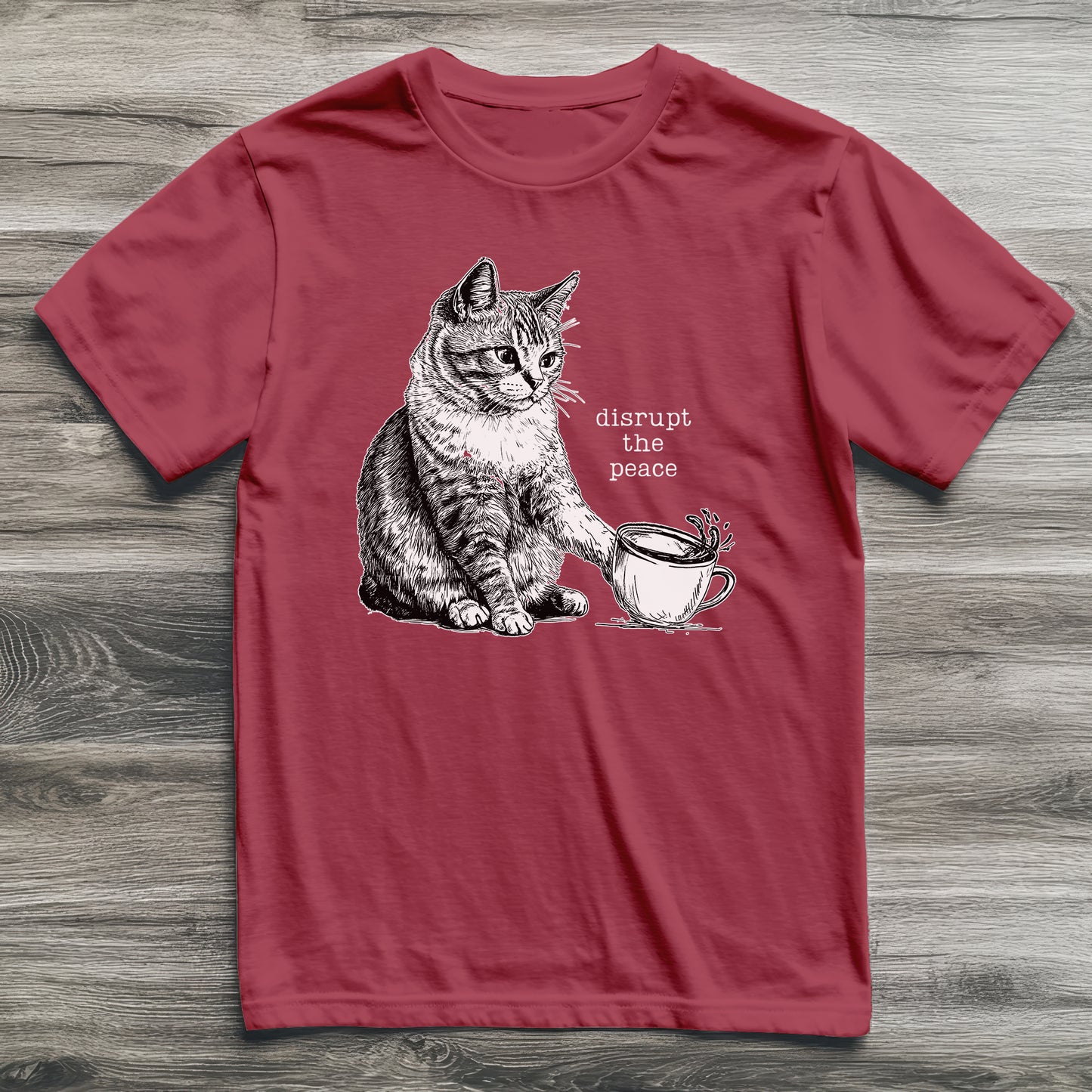 Disrupt The Peace Kitten T-Shirt